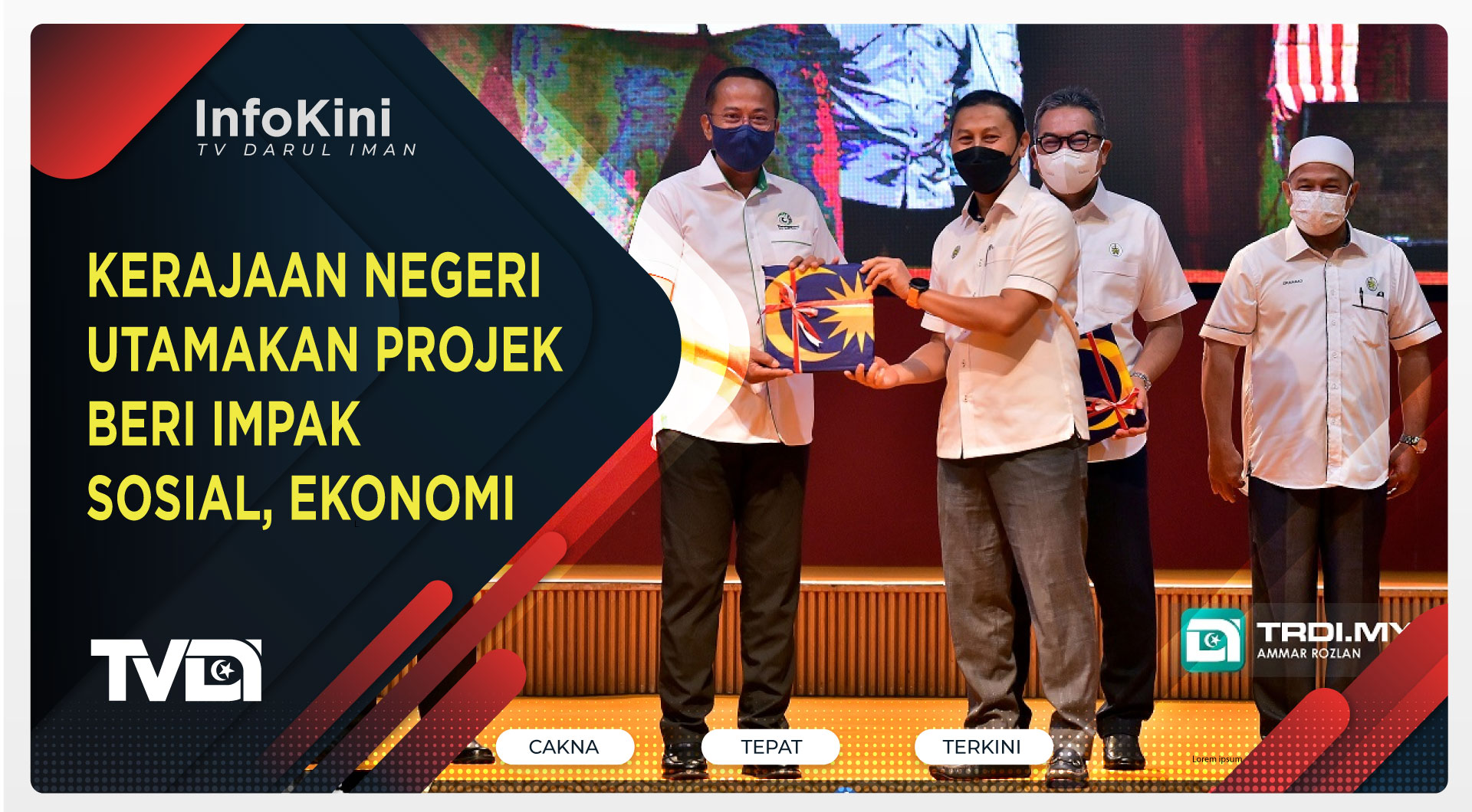 Kerajaan Negeri Utamakan Projek Beri Impak Sosial, Ekonomi