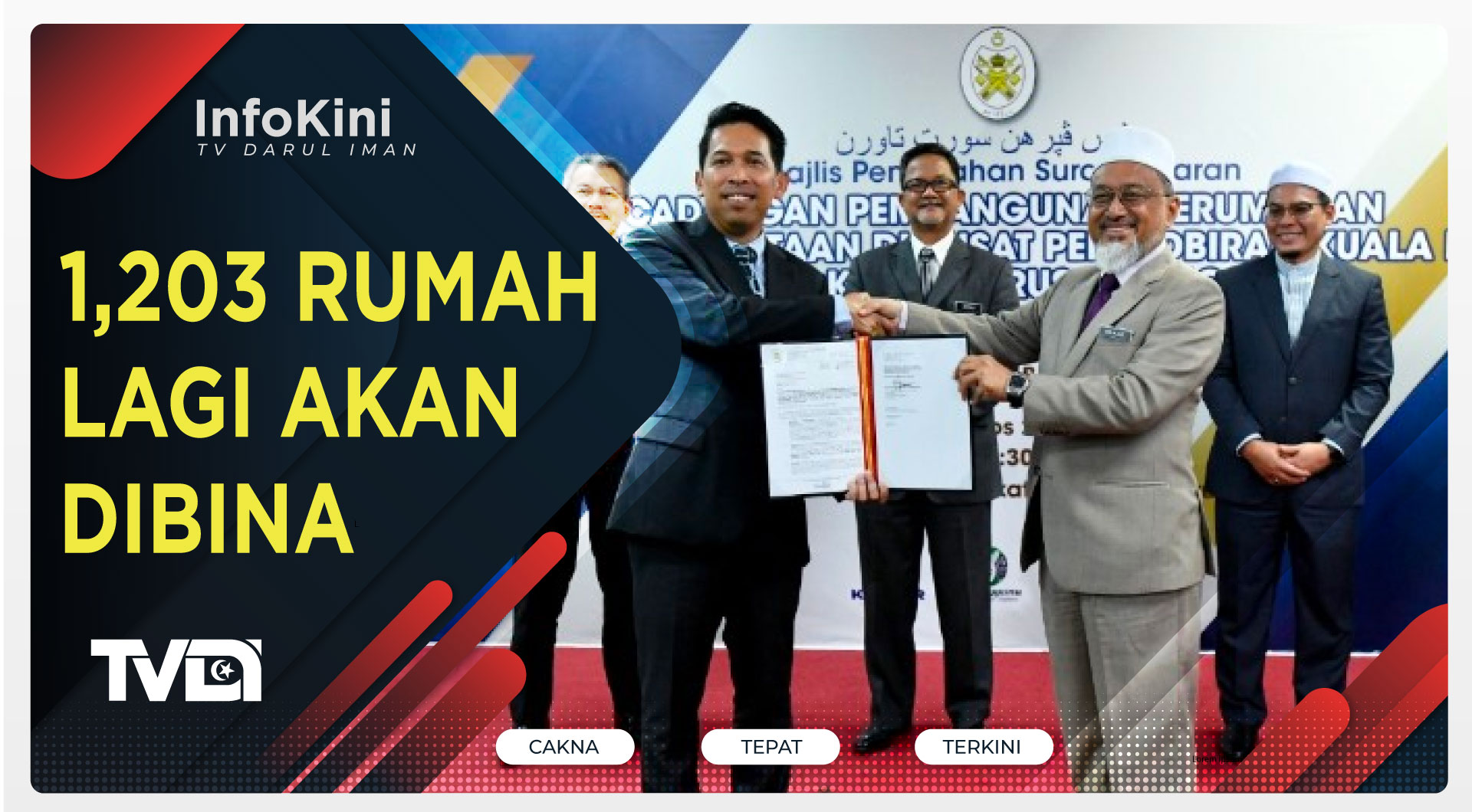 1,203 Rumah Lagi Akan Dibina