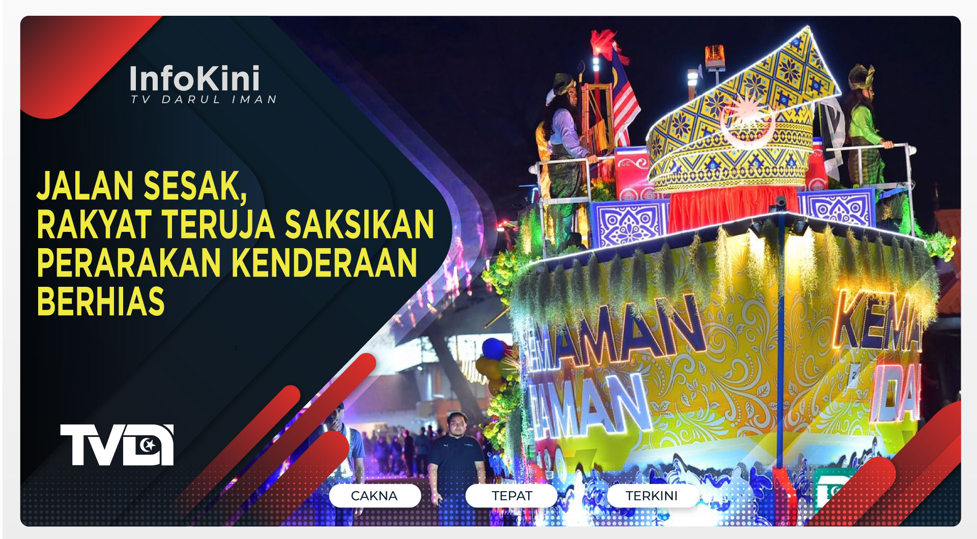 Jalan Sesak, Rakyat Teruja Saksikan Perarakan Kenderaan Berhias