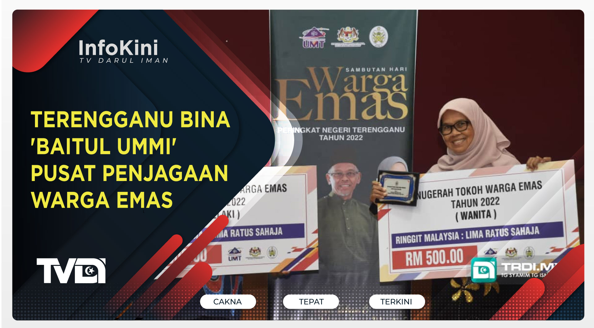 Terengganu Bina 'Baitul Ummi' Pusat Penjagaan Warga Emas