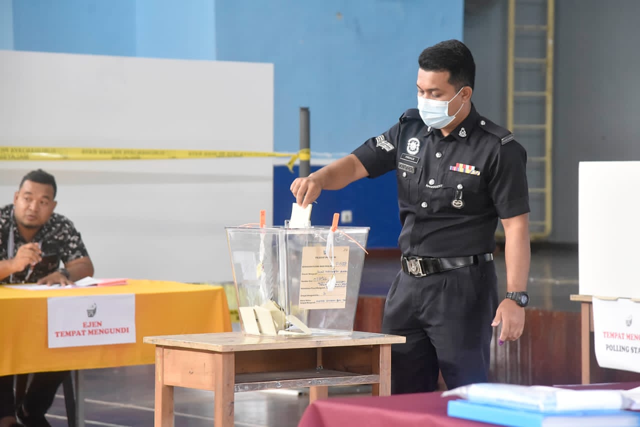 Polis Hulu Terengganu Siap Sedia Hadapi PRU15, Banjir