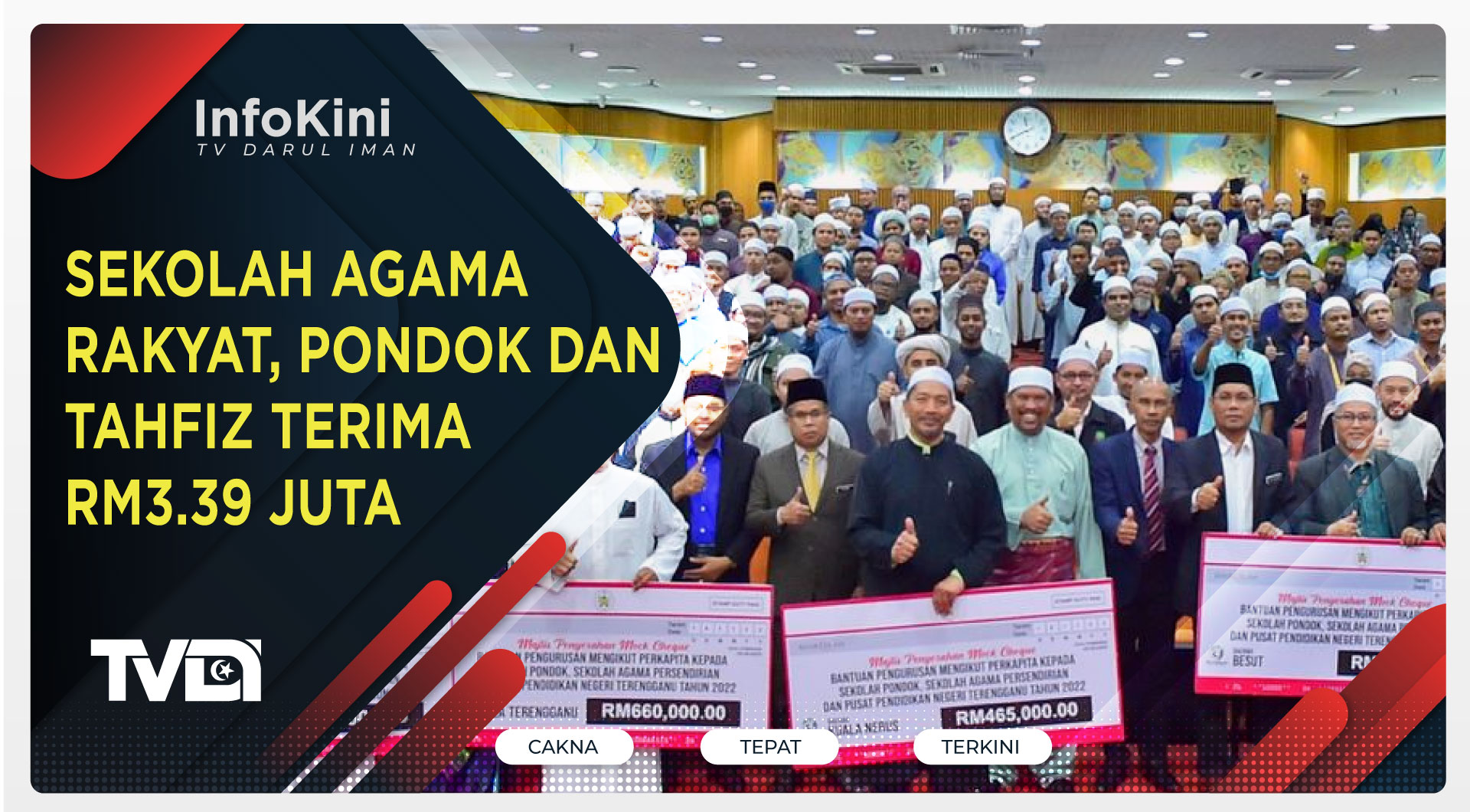 Sekolah Agama Rakyat, Pondok Dan Tahfiz Terima RM3.39 Juta