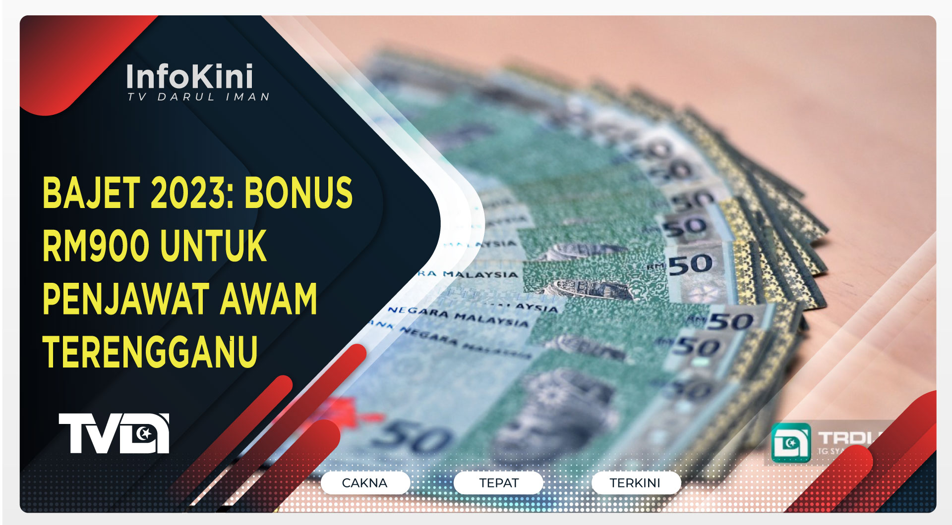 BAJET 2023: Bonus RM900 Untuk Penjawat Awam Terengganu