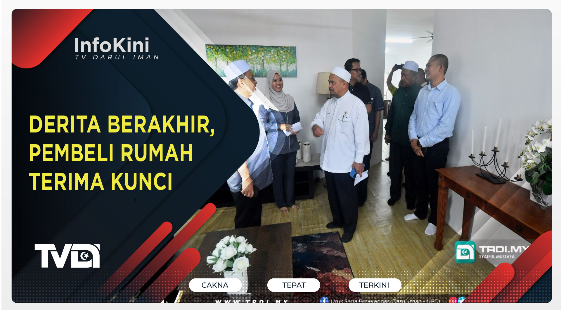 Derita Berakhir, Pembeli Rumah Terima Kunci