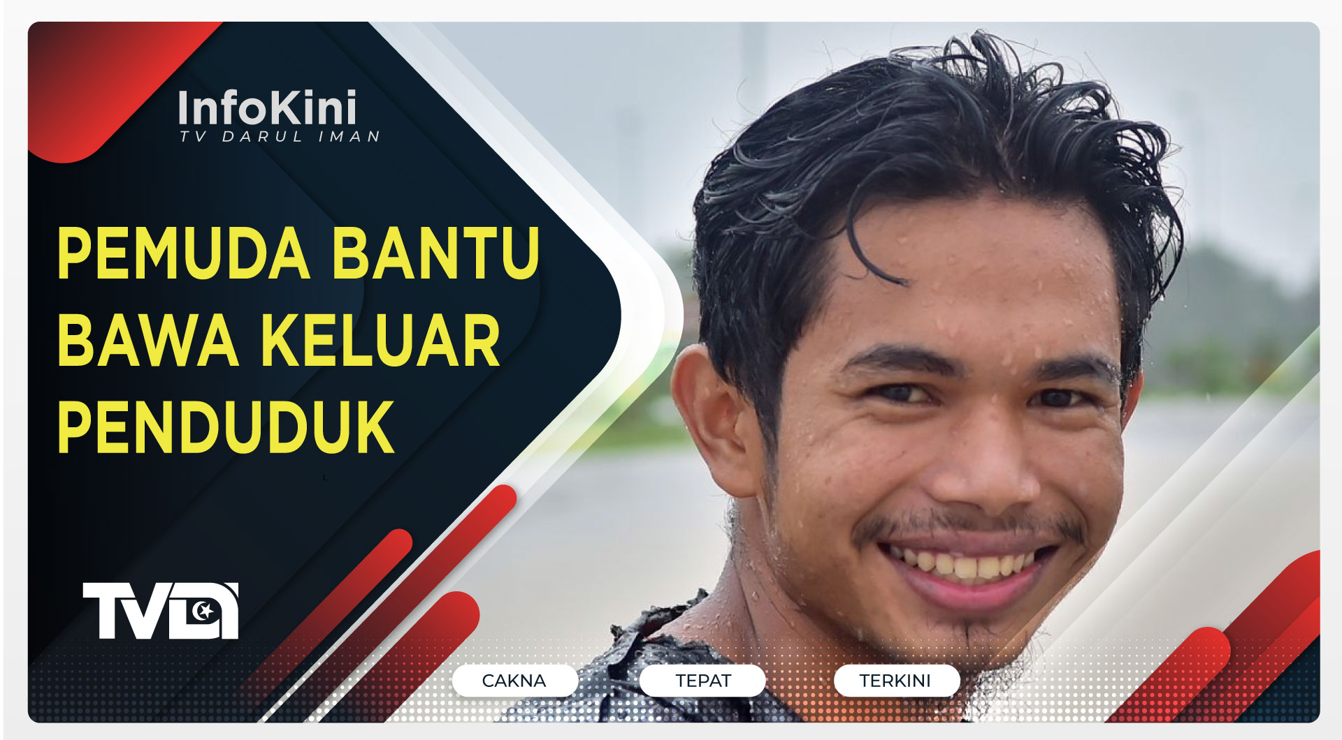 Pemuda Bantu Bawa Keluar Penduduk