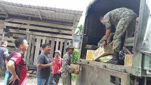 Tentera Darat Hantar Jentera Berat Bantu Mangsa Banjir