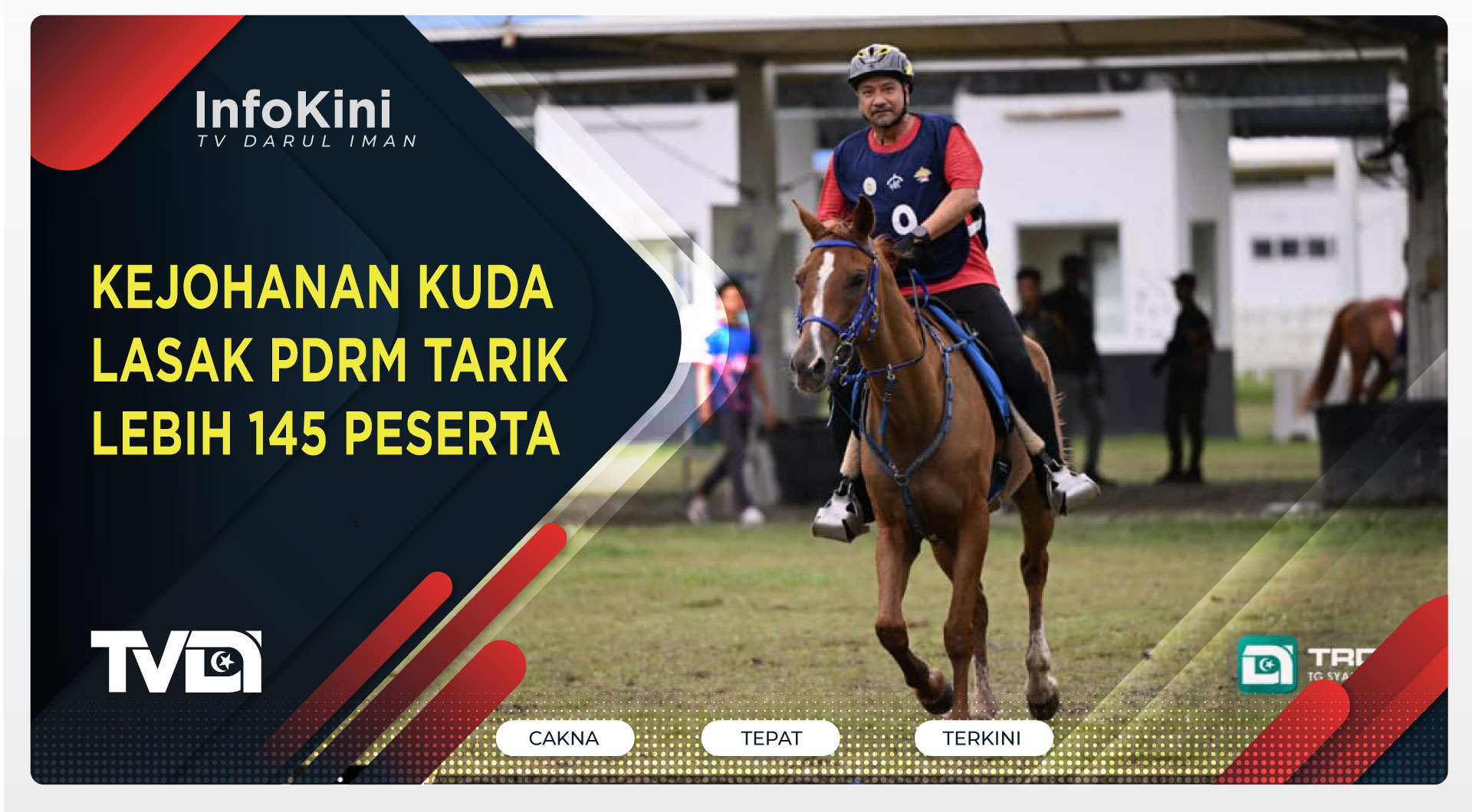 Kejohanan Kuda Lasak PDRM Tarik Lebih 145 Peserta