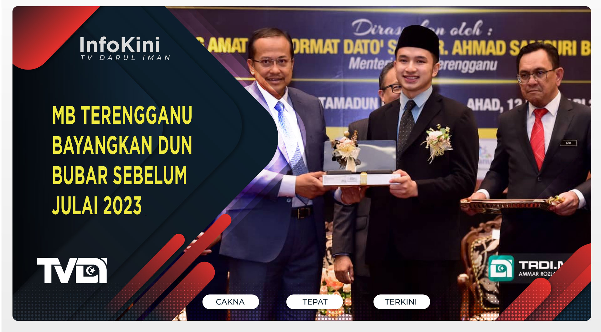 MB Terengganu Bayangkan DUN Bubar Sebelum Julai 2023