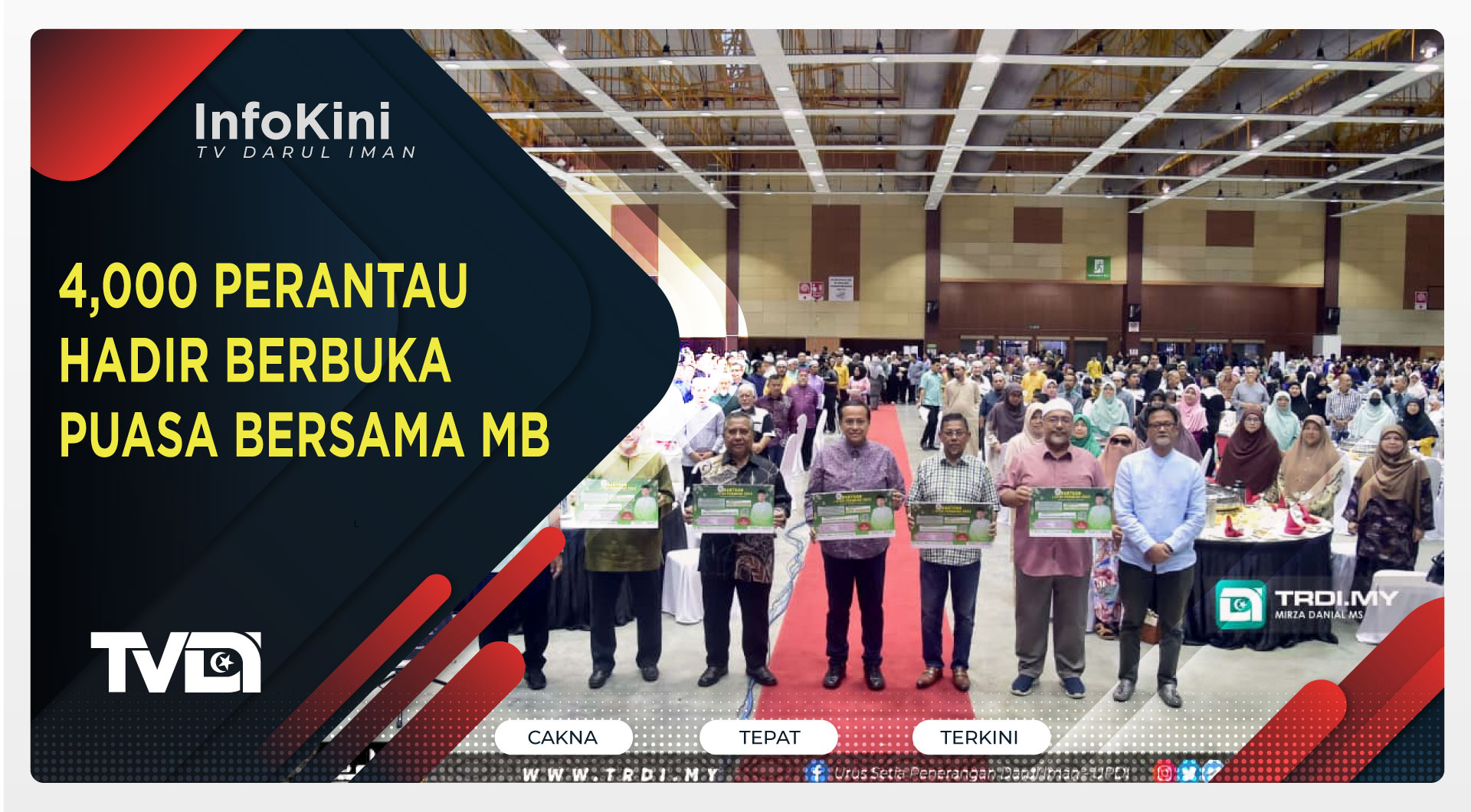 4,000 Perantau Hadir Berbuka Puasa Bersama MB