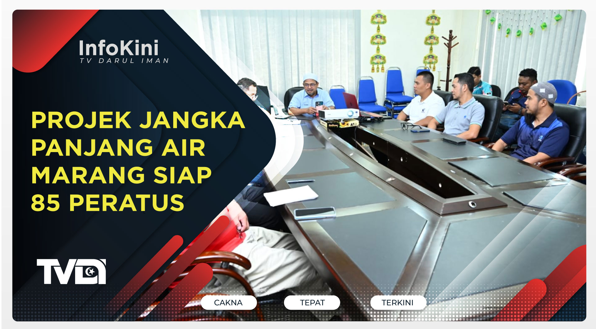 Projek Jangka Panjang Air Marang Siap 85 Peratus