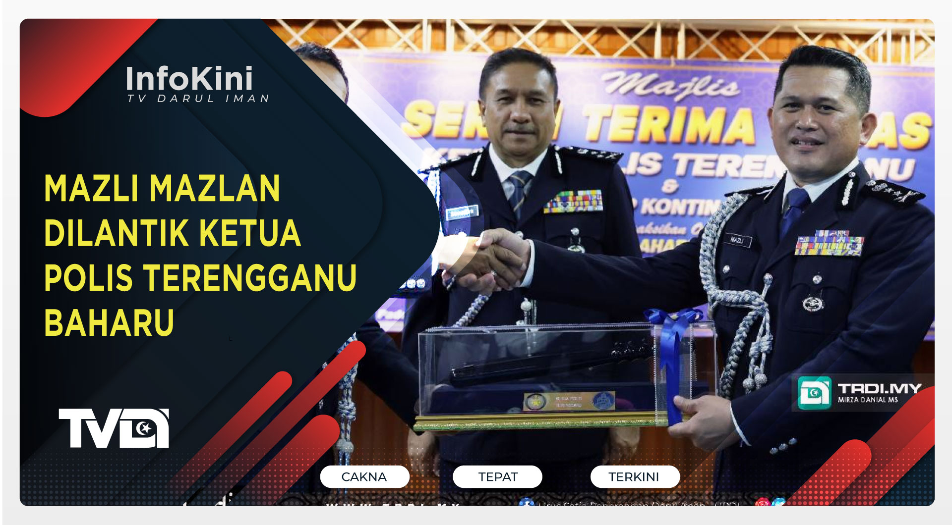 Mazli Mazlan Dilantik Ketua Polis Terengganu Baharu