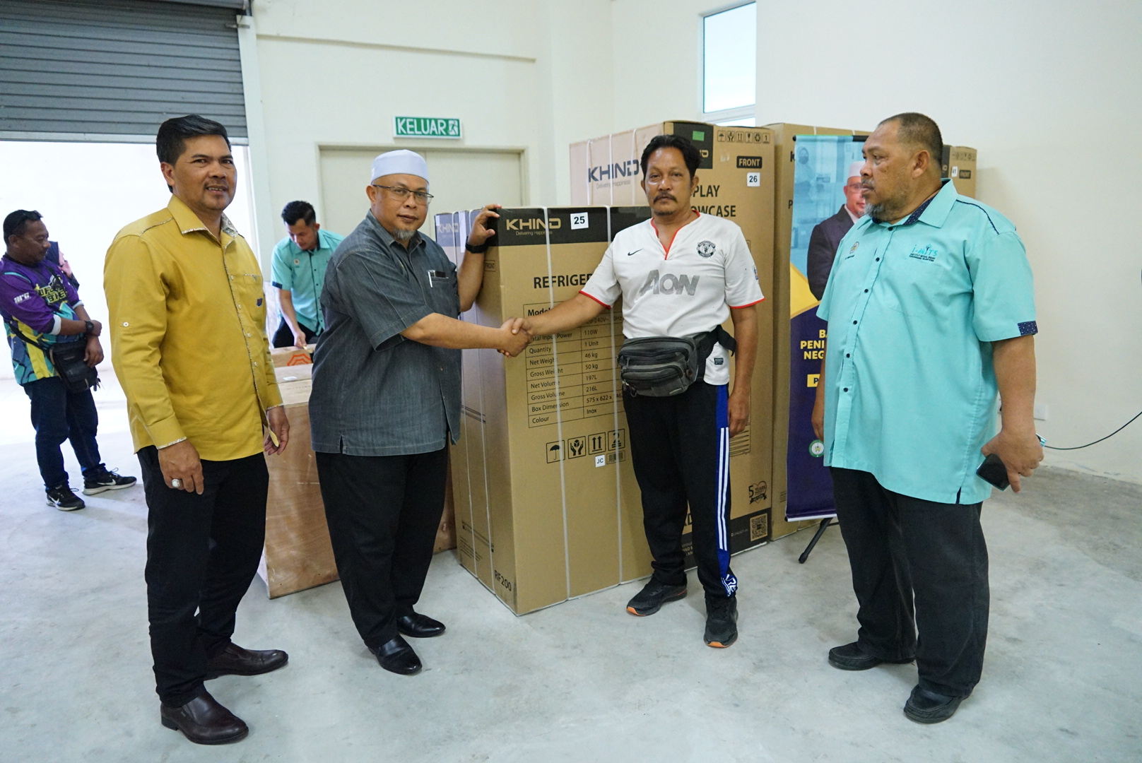 Kerajaan Negeri Sedia Bantuan Bina Papan Tanda, Pembungkusan Produk