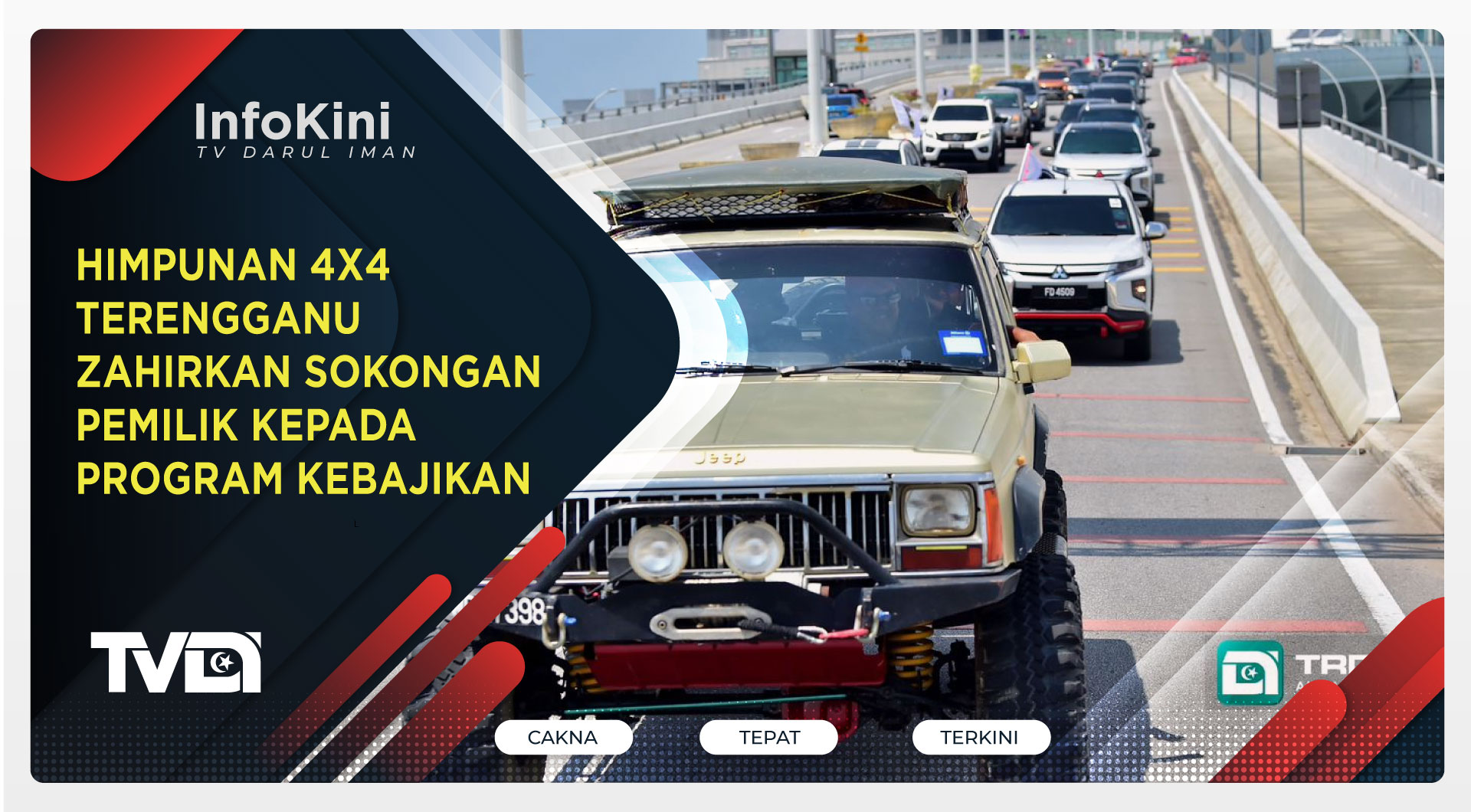 Himpunan 4x4 Terengganu Zahirkan Sokongan Pemilik Kepada Program Kebajikan