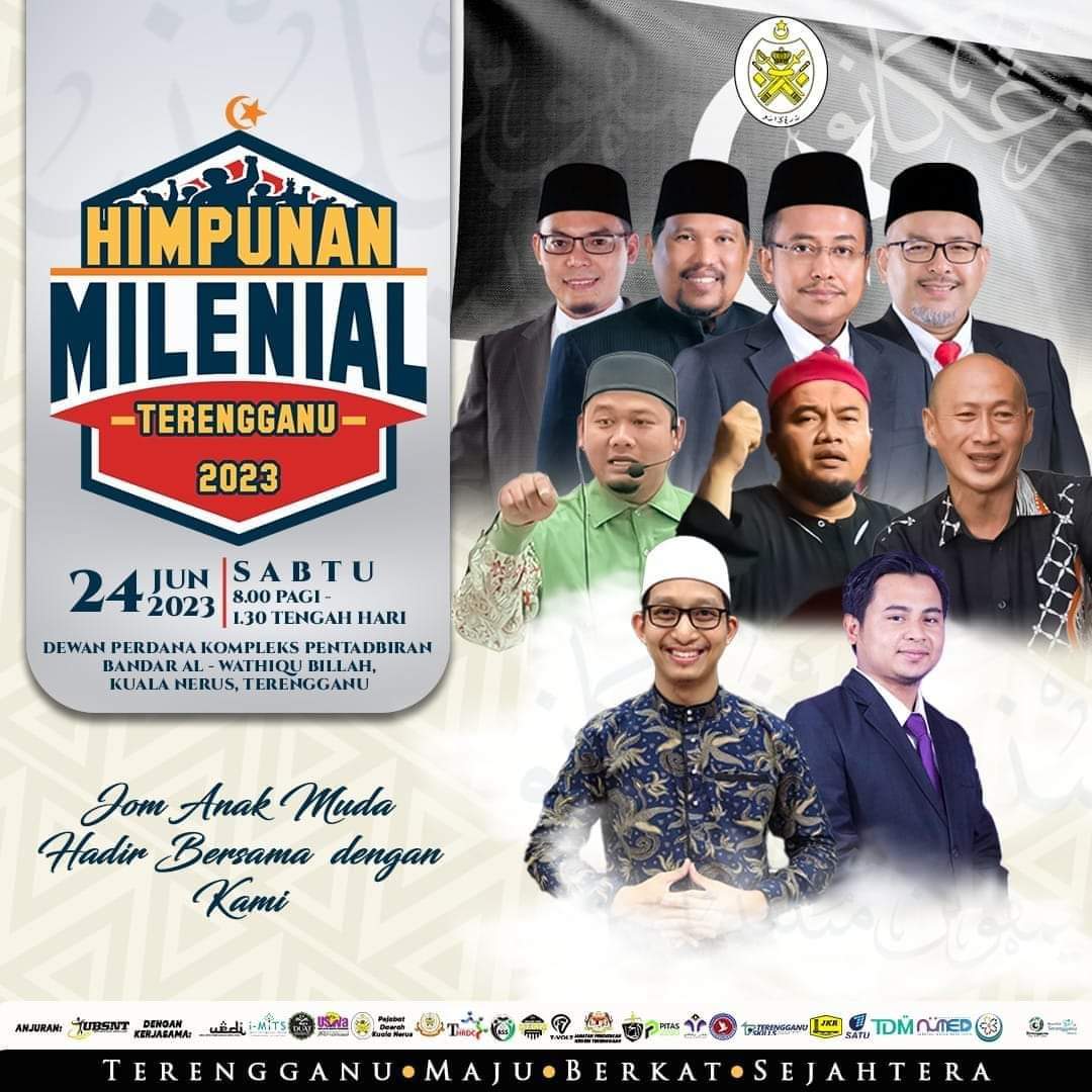 Ribuan Anak Muda Dijangka Hadiri Himpunan Milenial Terengganu