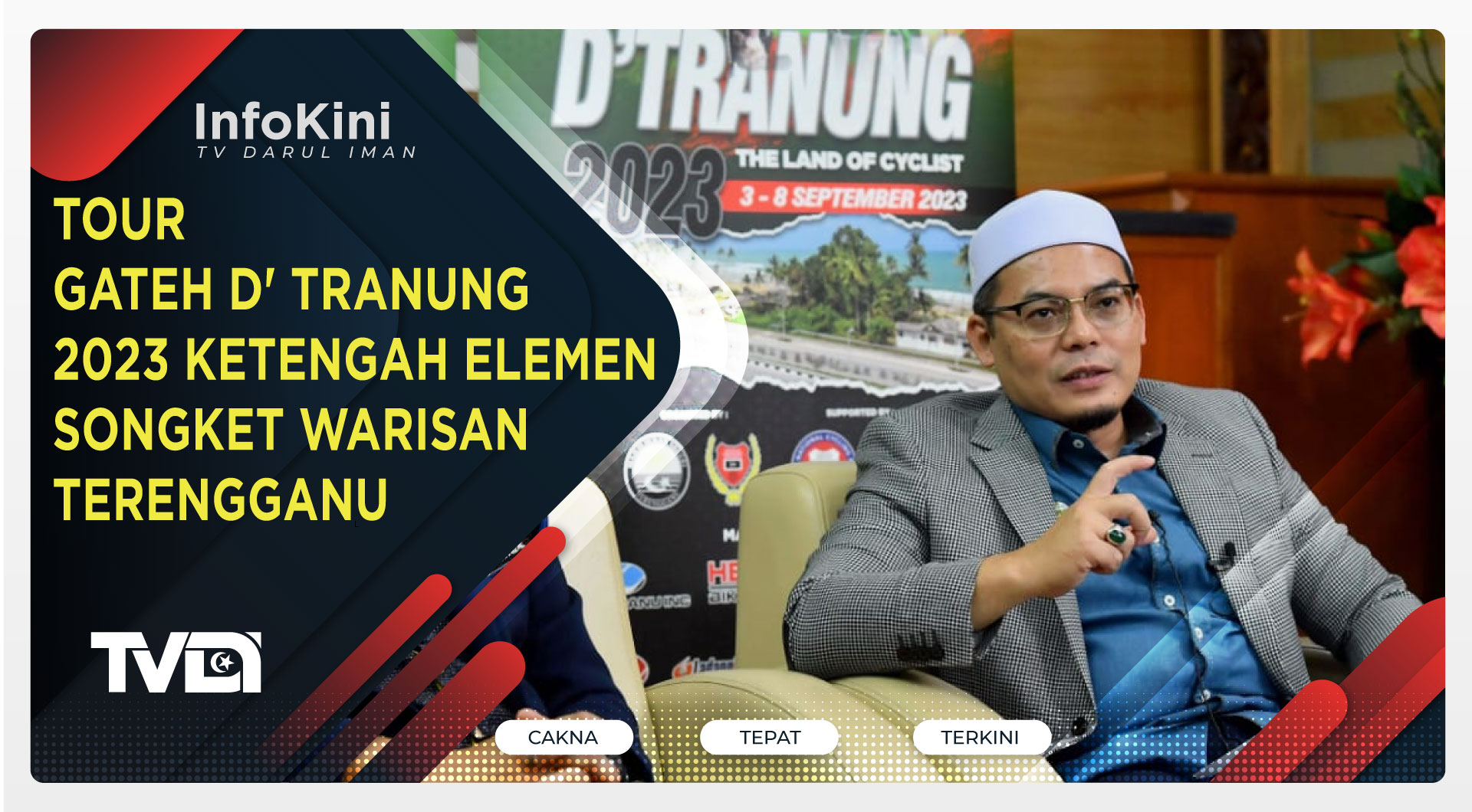 Tour Gateh D' Tranung 2023 Ketengah Elemen Songket Warisan Terengganu