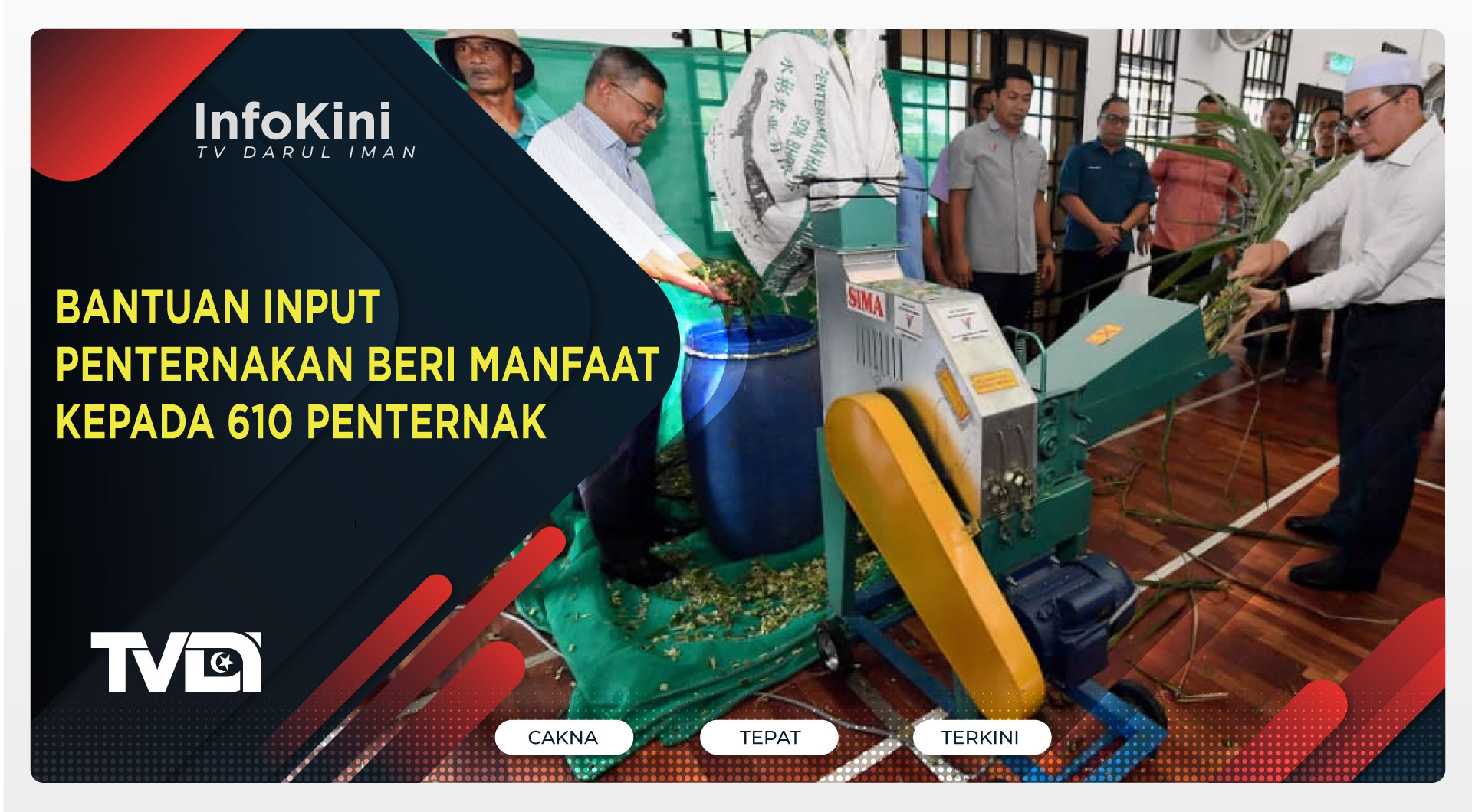 Bantuan Input Penternakan Beri Manfaat Kepada 610 Penternak