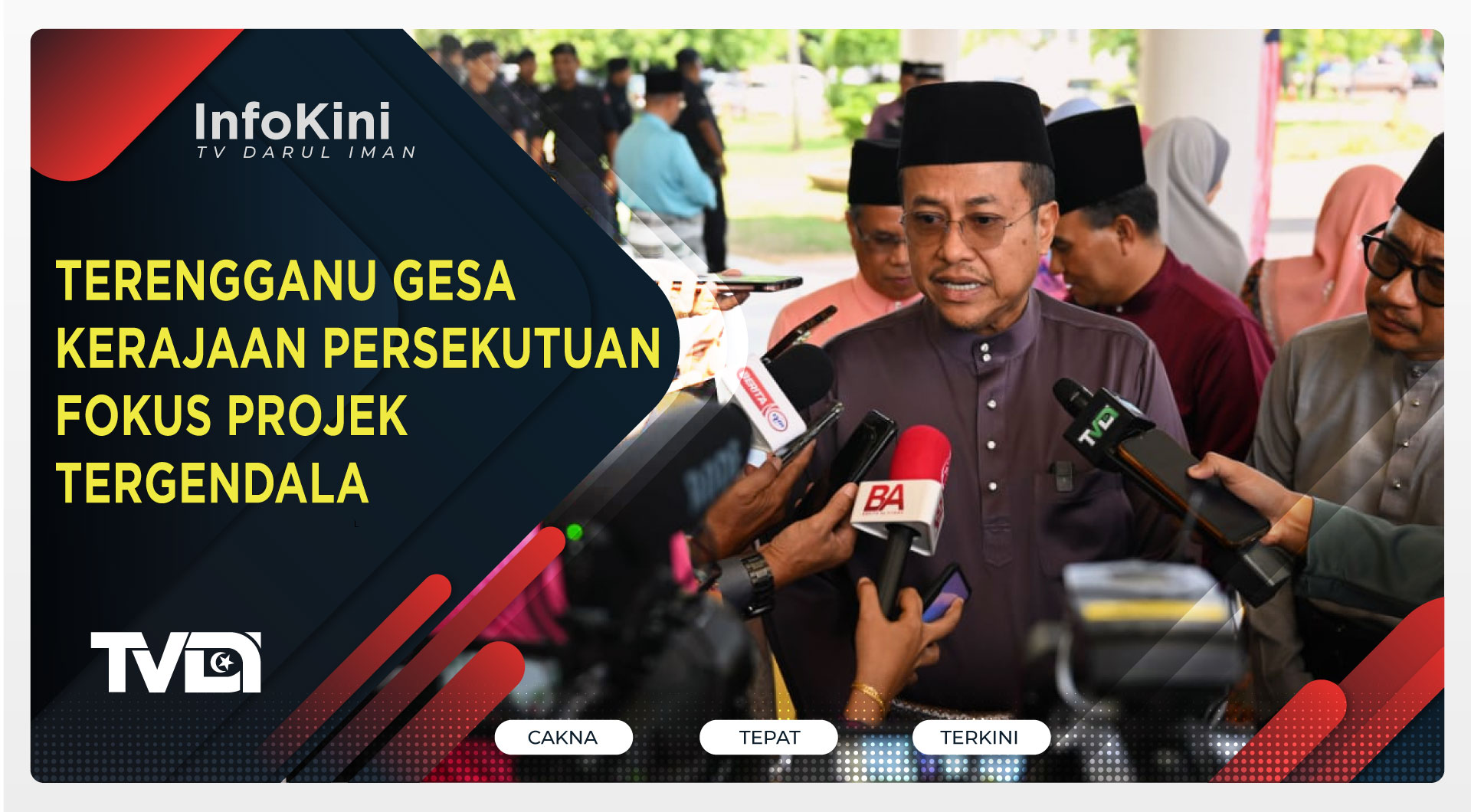 Terengganu Gesa Kerajaan Persekutuan Fokus Projek Tergendala