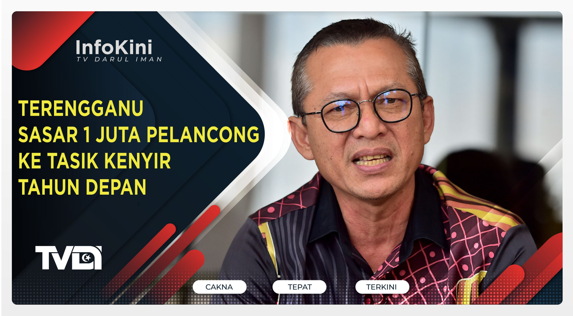 Terengganu Sasar 1 Juta Pelancong Ke Tasik Kenyir Tahun Depan