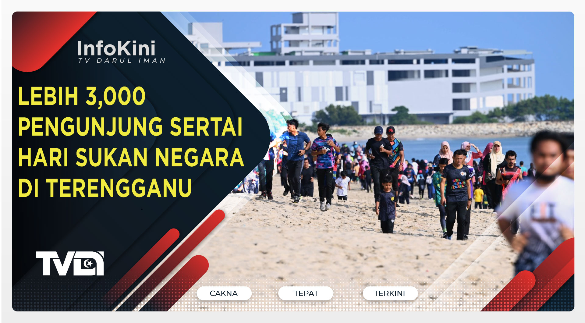 Lebih 3,000 Pengunjung Sertai Hari Sukan Negara di Terengganu