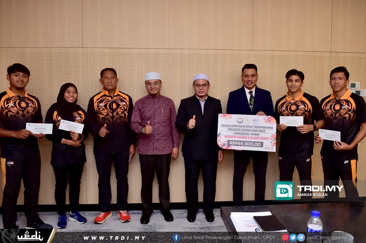 Atlet Terengganu Terima RM44,500 Insentif SWARA, SHAKE