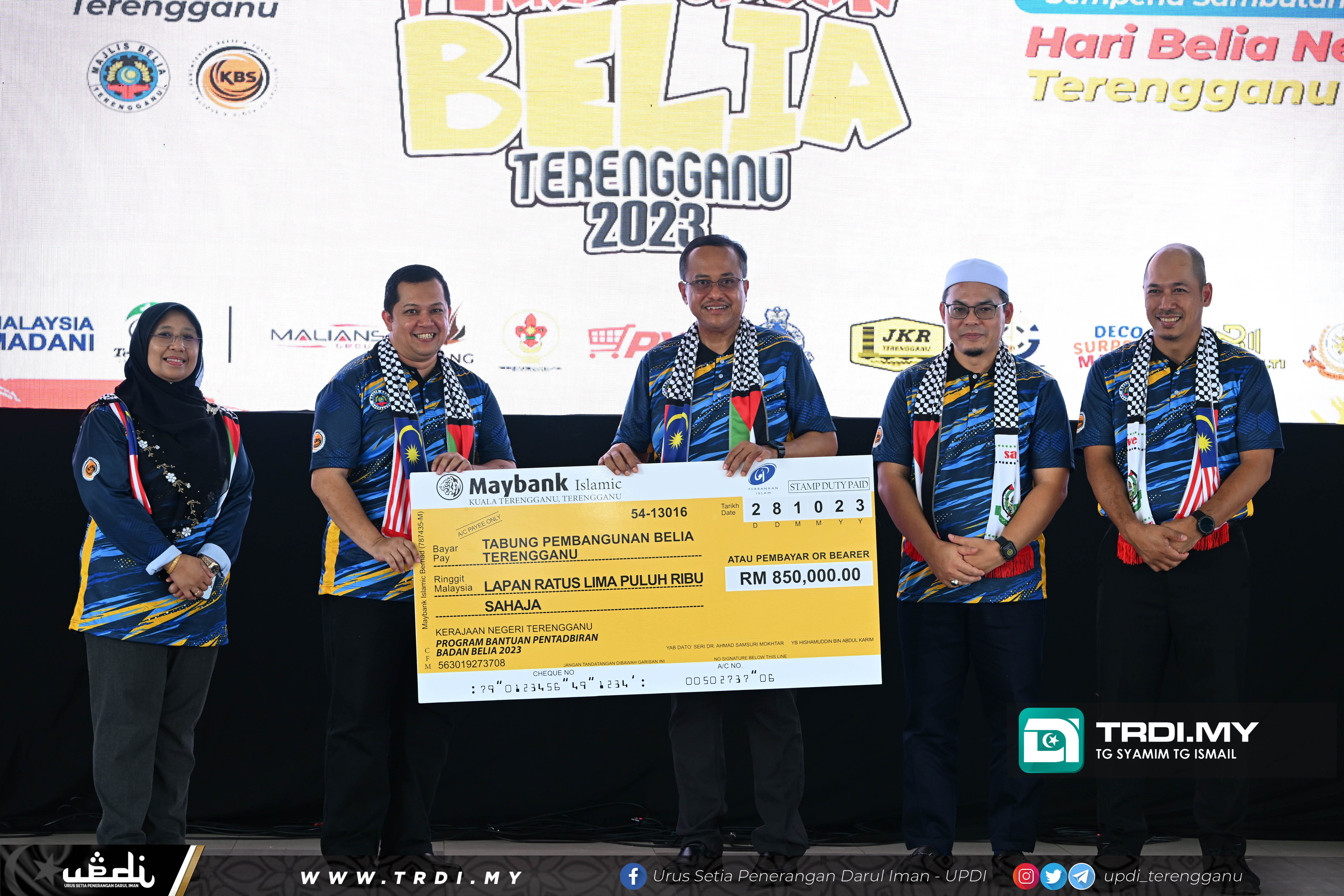 YAB MB merasmikan Majlis Sambutan Hari Belia Negara Peringkat Negeri Terengganu Tahun 2023 bertempat di Dewan Pengakap Tengku Muhammad Ismail, Kuala Nerus