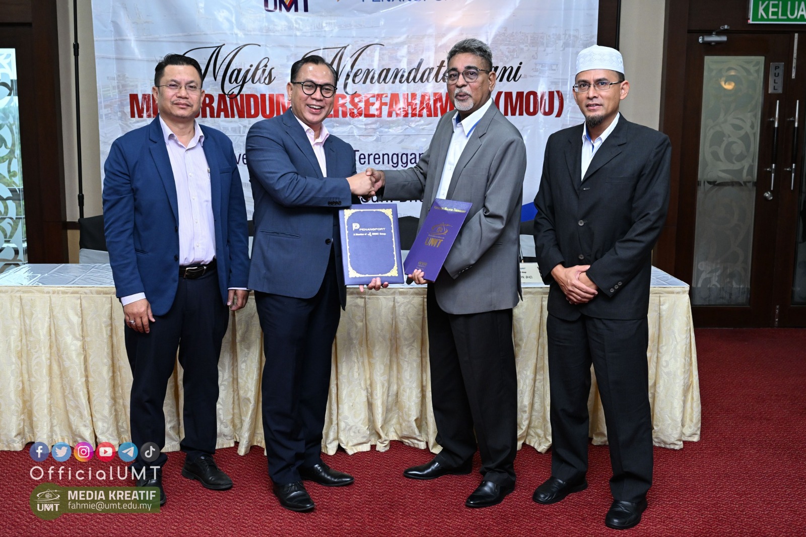 UMT, Penang Port Jalin Kerjasama Martabat Industri Maritim