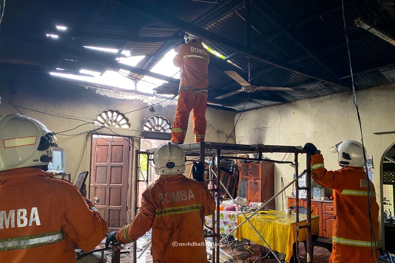 Tindakan Pantas Jiran Halang Kebakaran Merebak