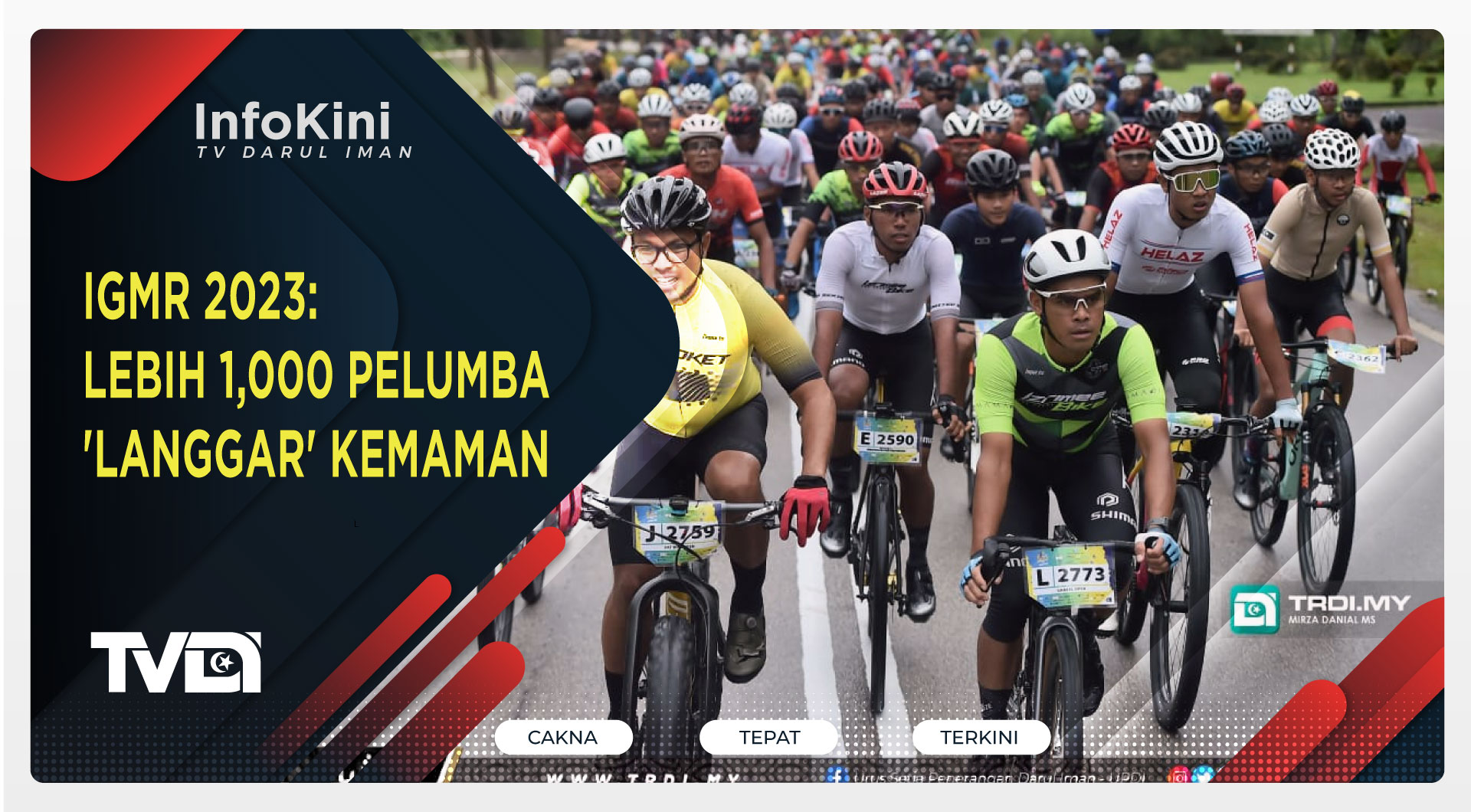 IGMR 2023: Lebih 1,000 Pelumba 'Langgar' Kemaman