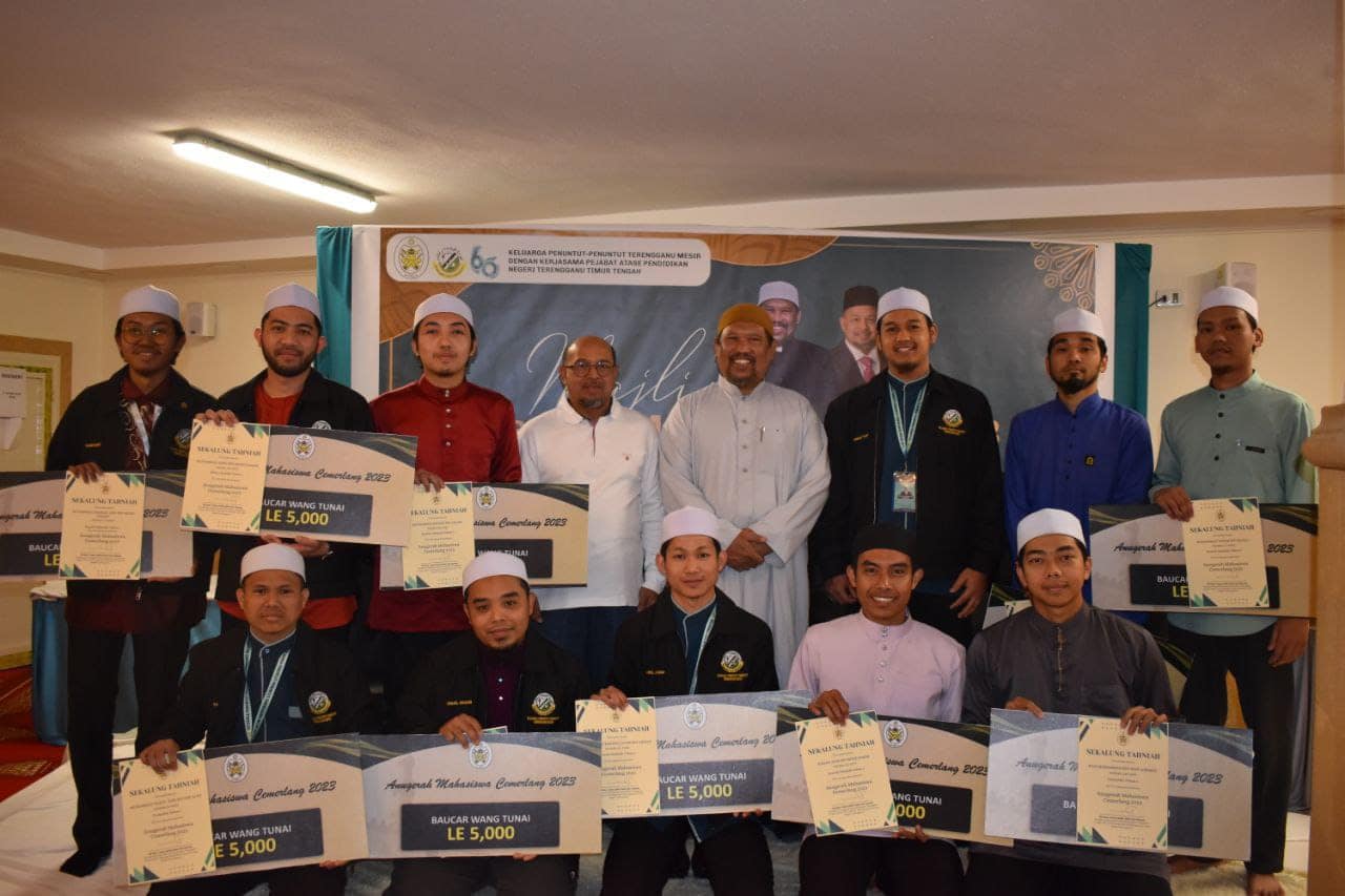 23 Pelajar Terengganu di Mesir Terima Anugerah