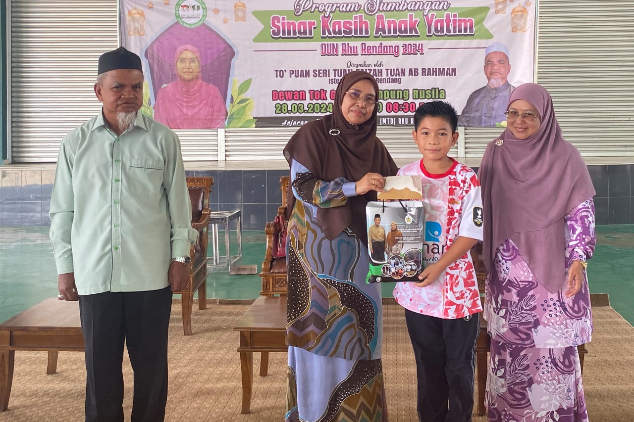 292 Anak Yatim Rhu Rendang Terima Sumbangan Aidilfitri