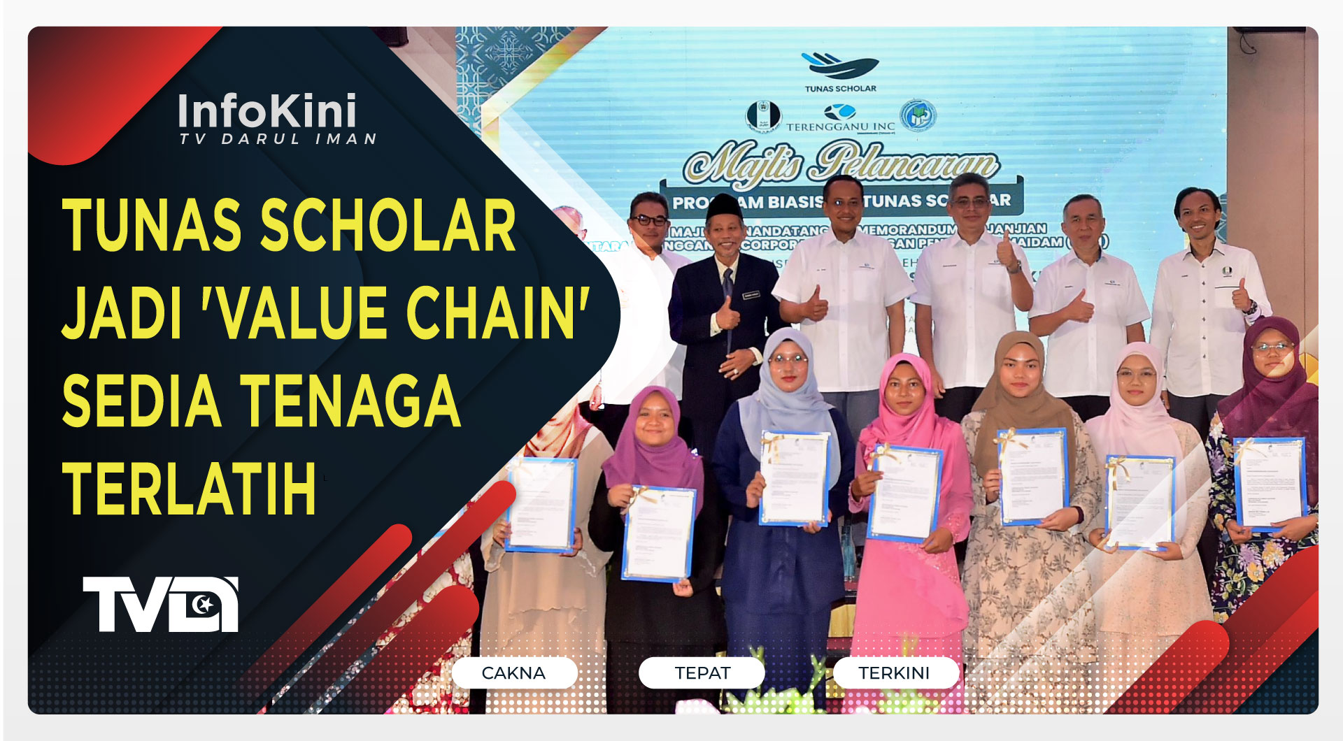 Tunas Scholar Jadi 'Value Chain' Sedia Tenaga Terlatih