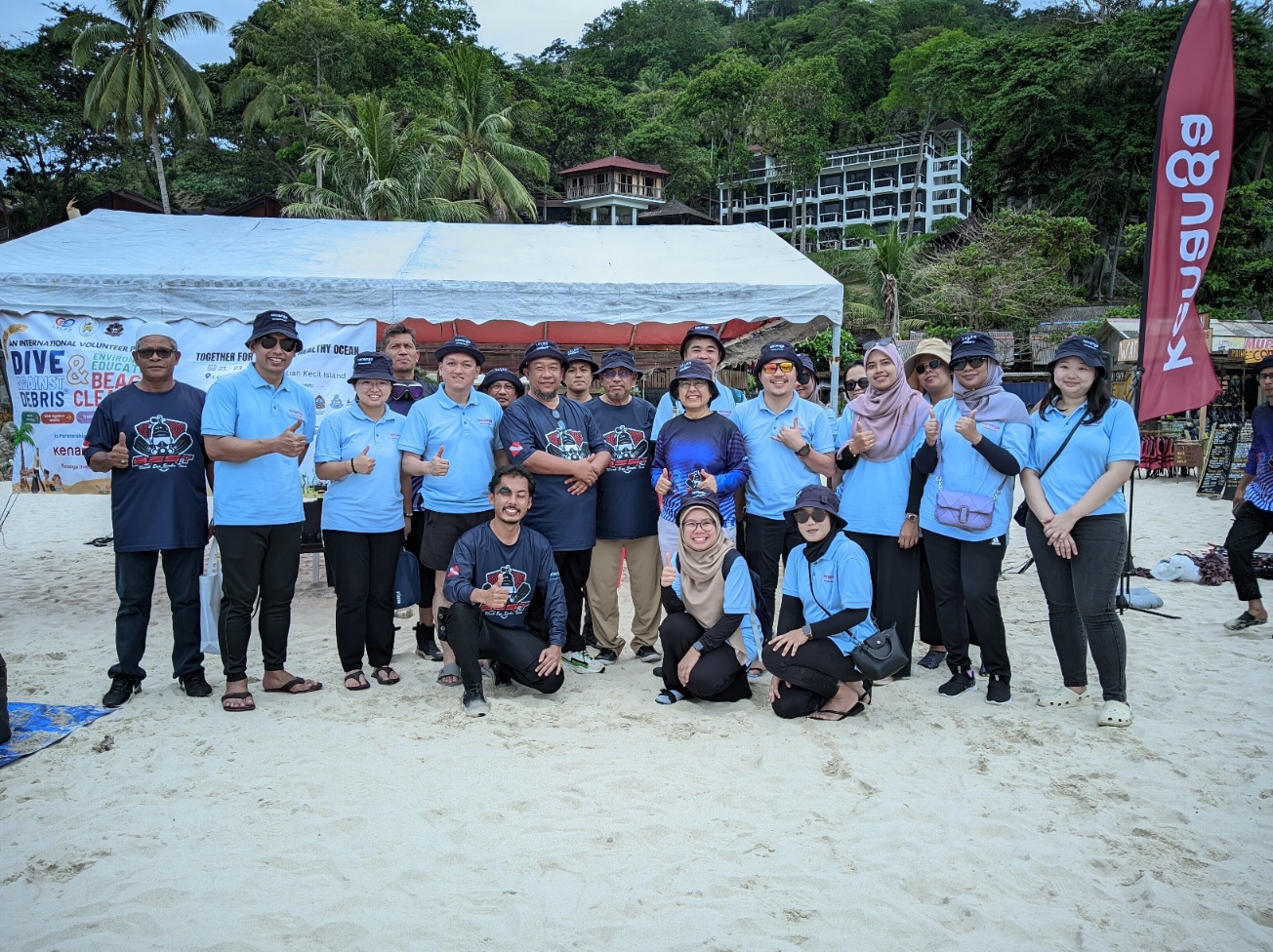 'Dive Against Debris' Bersih 70 Kilogram Sampah di Pulau Perhentian