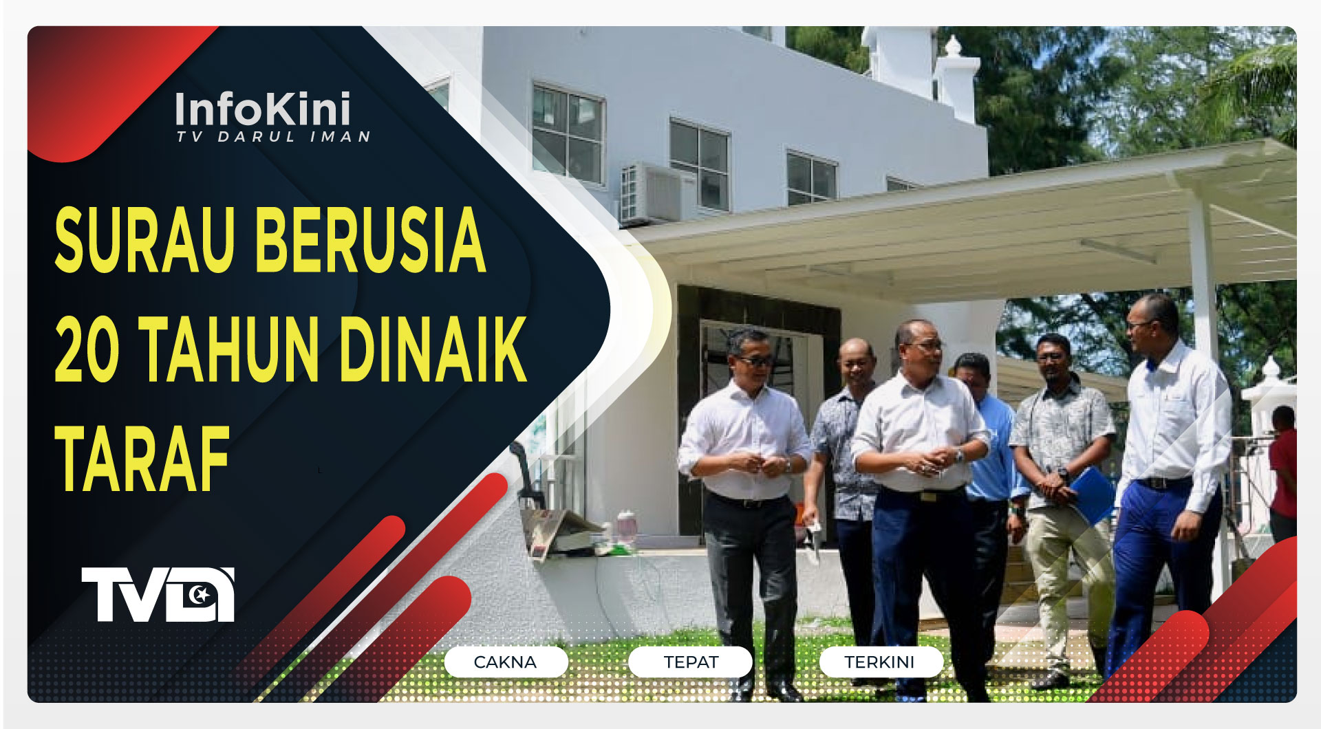 Surau Berusia 20 Tahun Dinaik Taraf