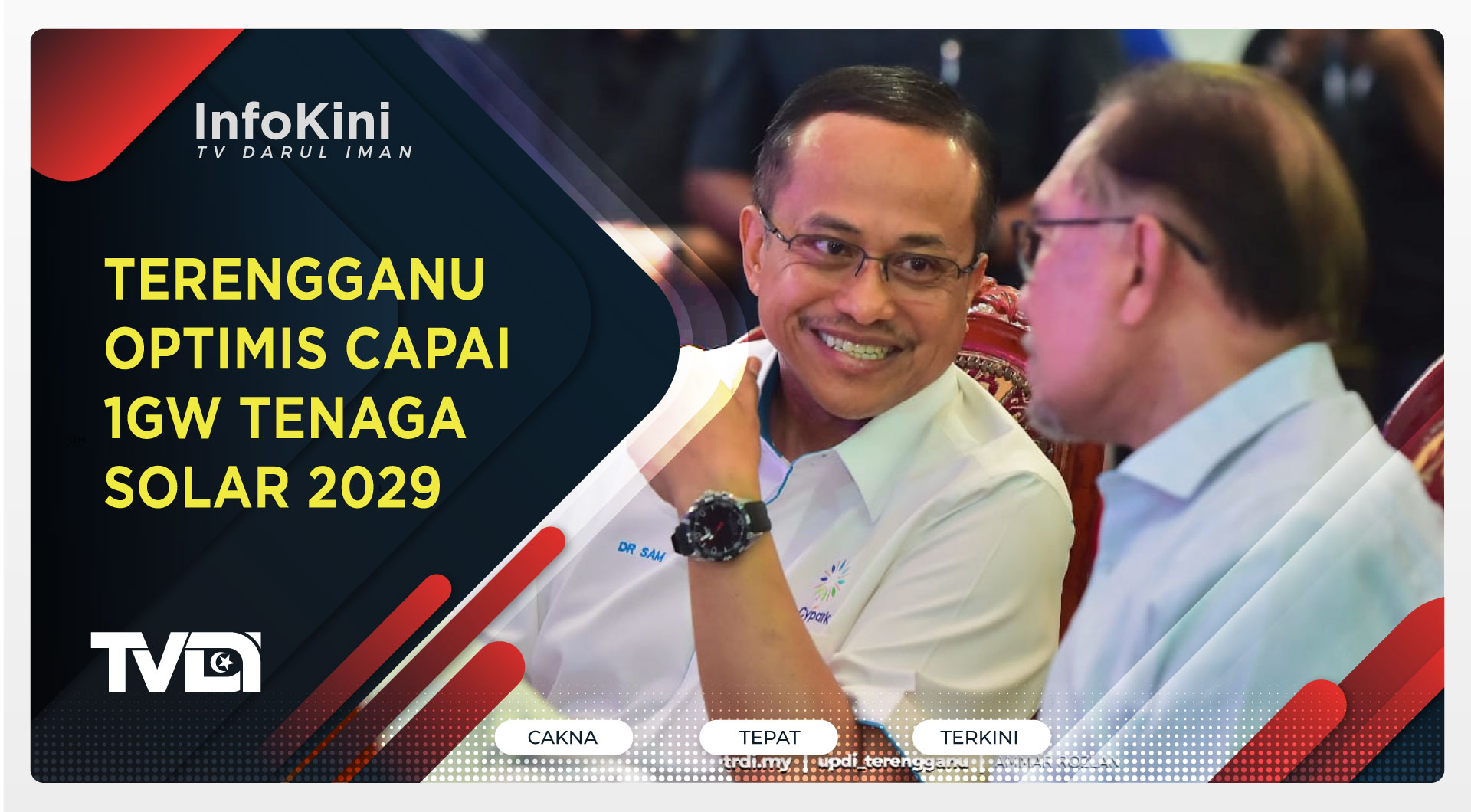 Terengganu Optimis Capai 1GW Tenaga Solar 2029