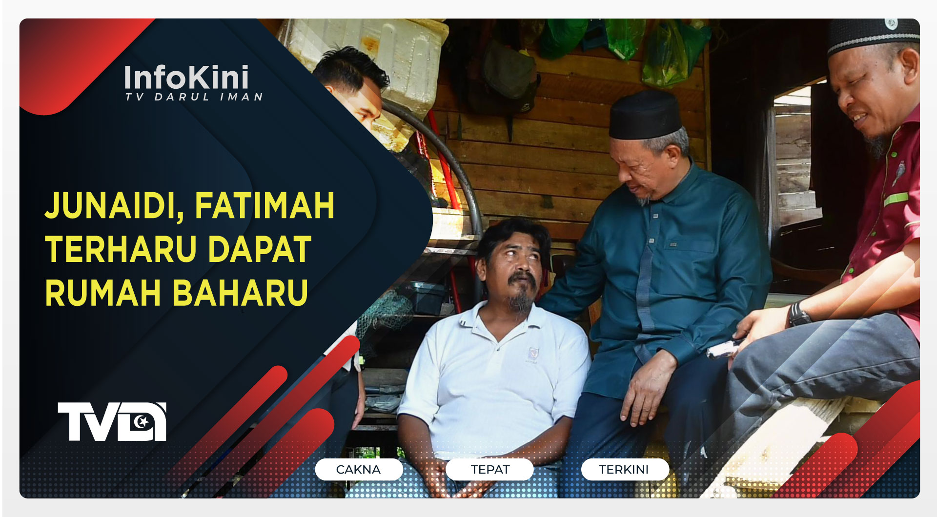 Junaidi, Fatimah Terharu Dapat Rumah Baharu