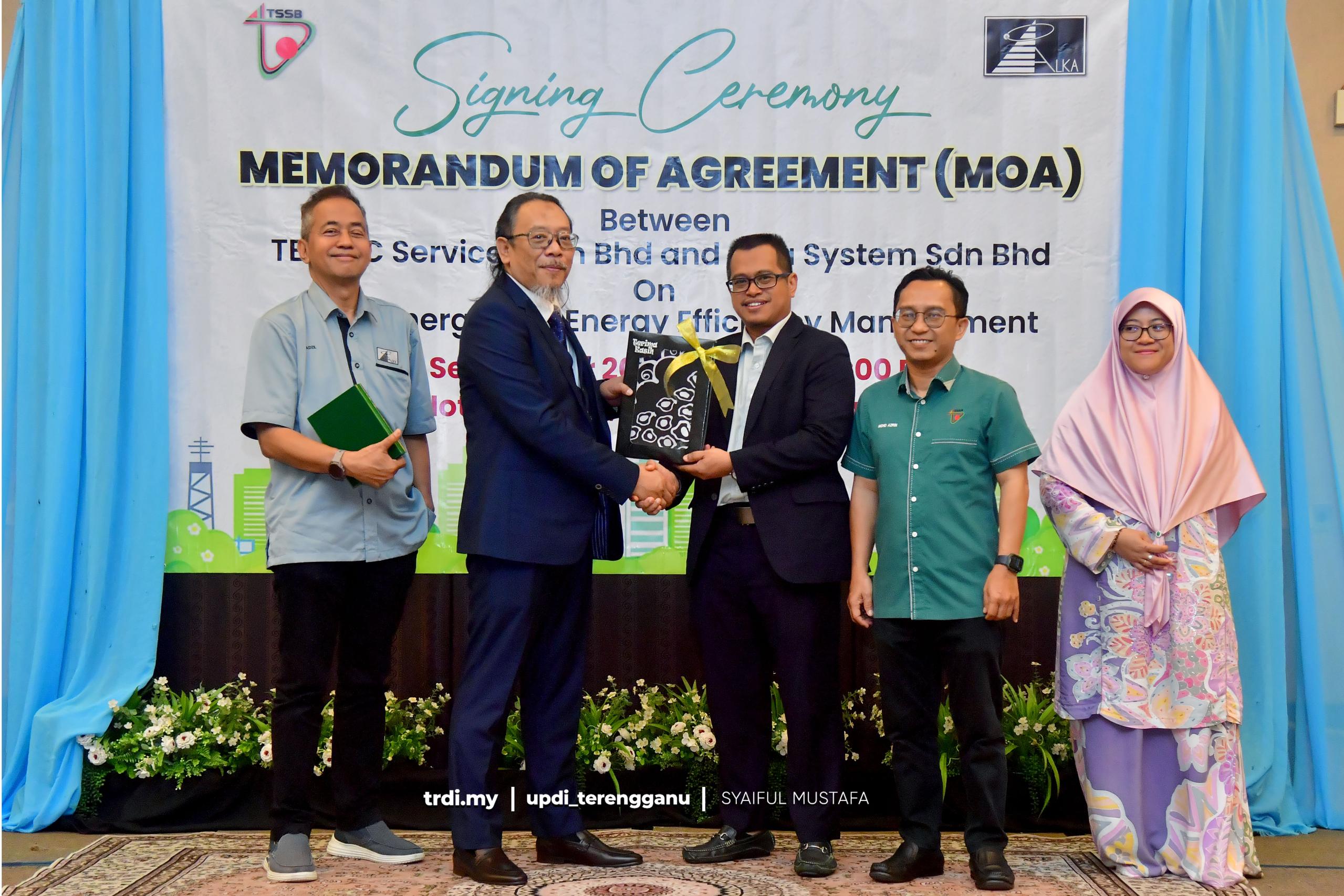 Kerjasama TESDEC dan ALKA Perkukuh Penggunaan Tenaga Lestari di Terengganu