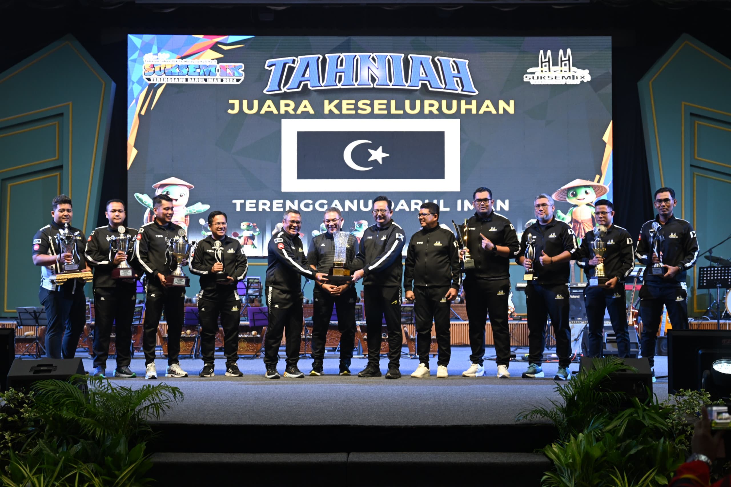 SUKSEM: Terengganu Dinobatkan Juara Keseluruhan
