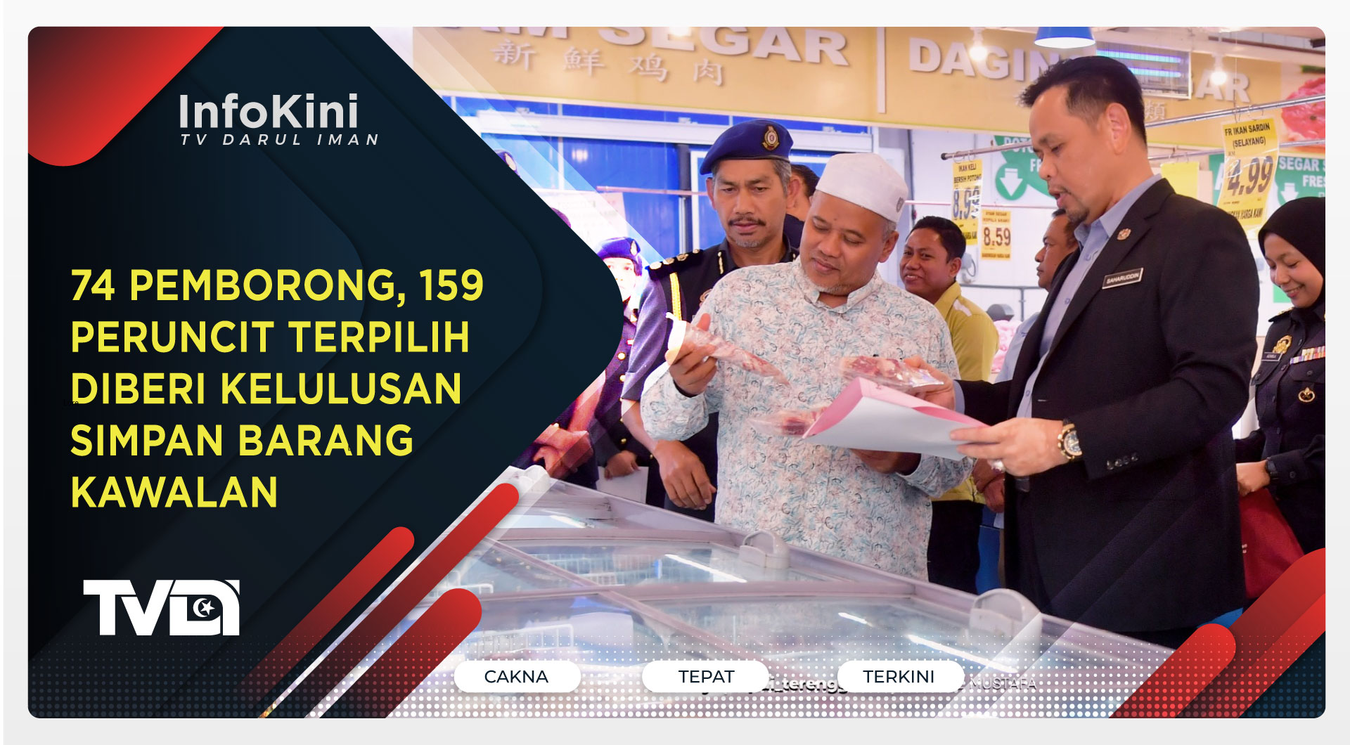 74 Pemborong, 159 Peruncit Terpilih Diberi Kelulusan Simpan Barang Kawalan