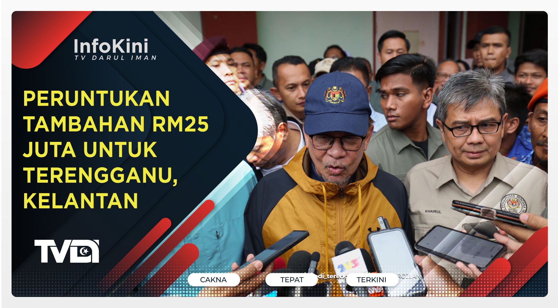 Peruntukan Tambahan RM25 juta untuk Terengganu, Kelantan