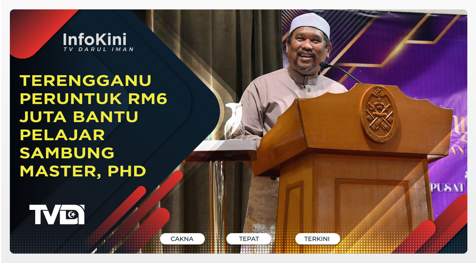 Terengganu Peruntuk RM6 Juta Bantu Pelajar Sambung Master, PhD