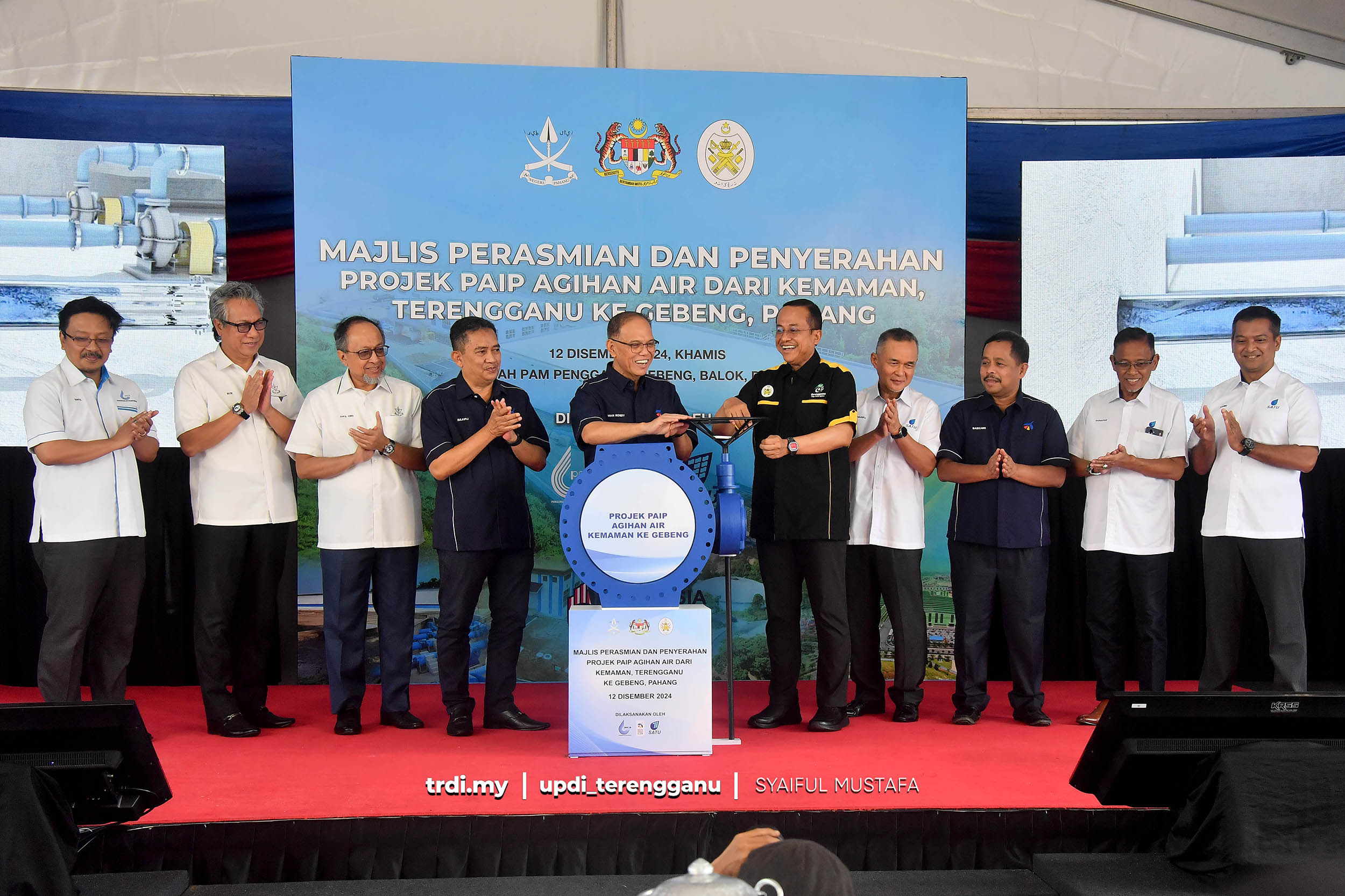 Terengganu Salur Bekalan Air Bersih ke Pahang