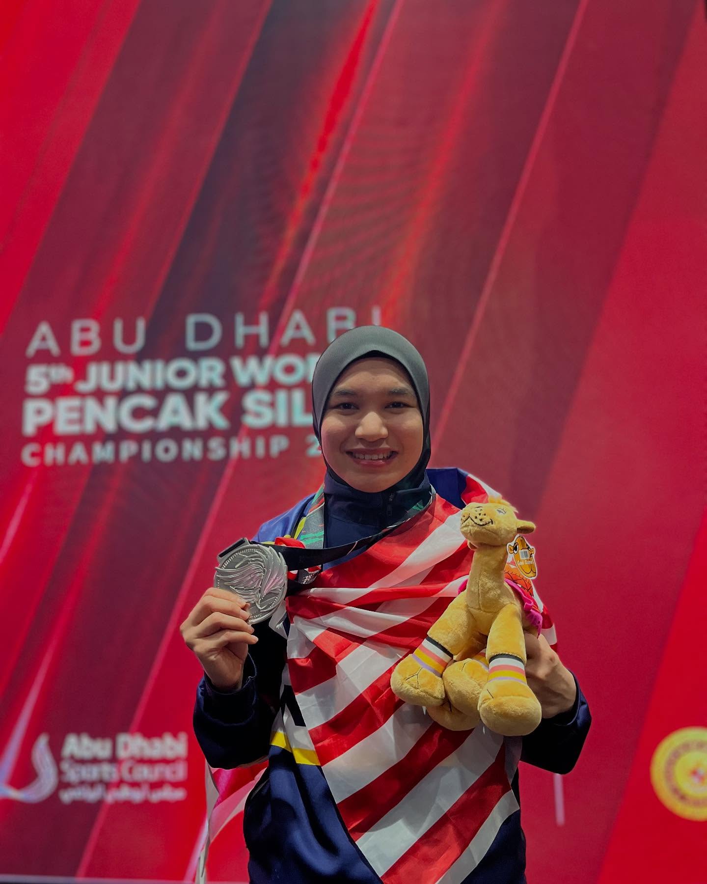 Asma Rangkul Pingat Perak di Kejohanan Pencak Silat Dunia