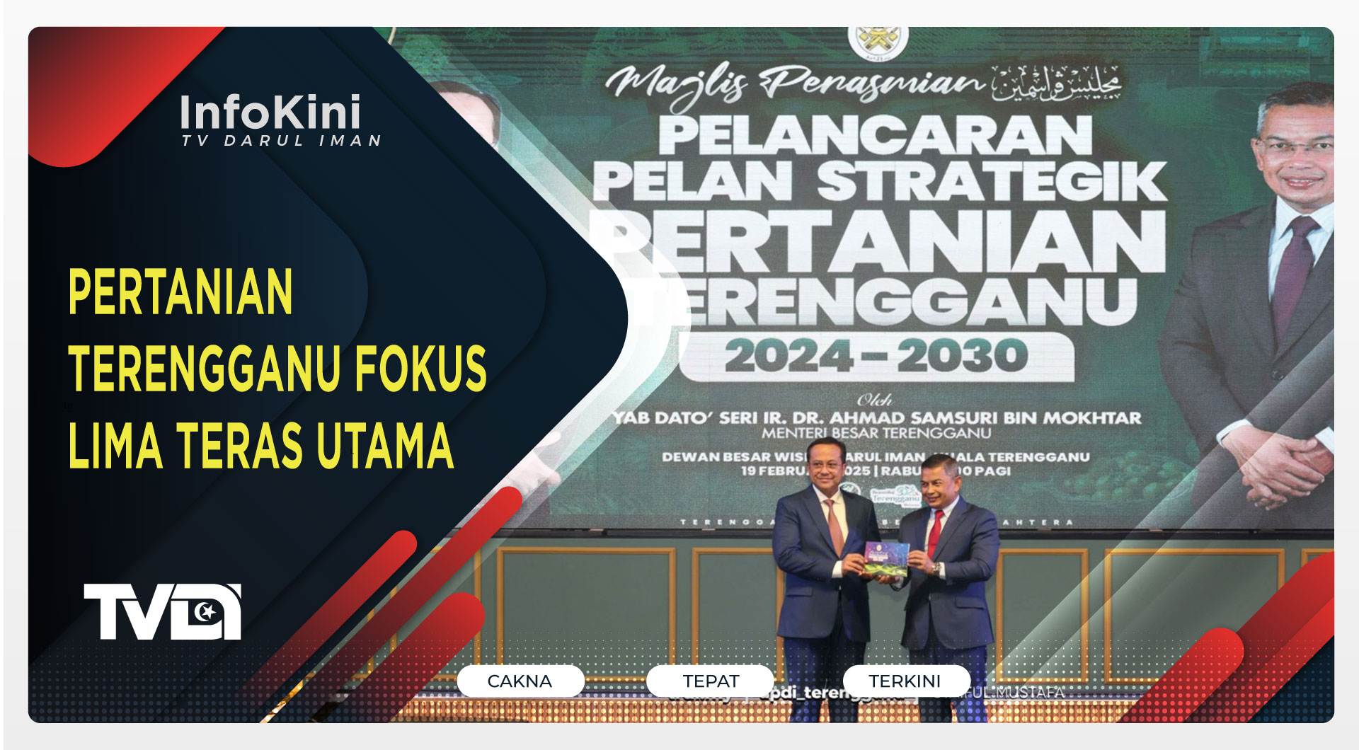 Pertanian Terengganu Fokus Lima Teras Utama