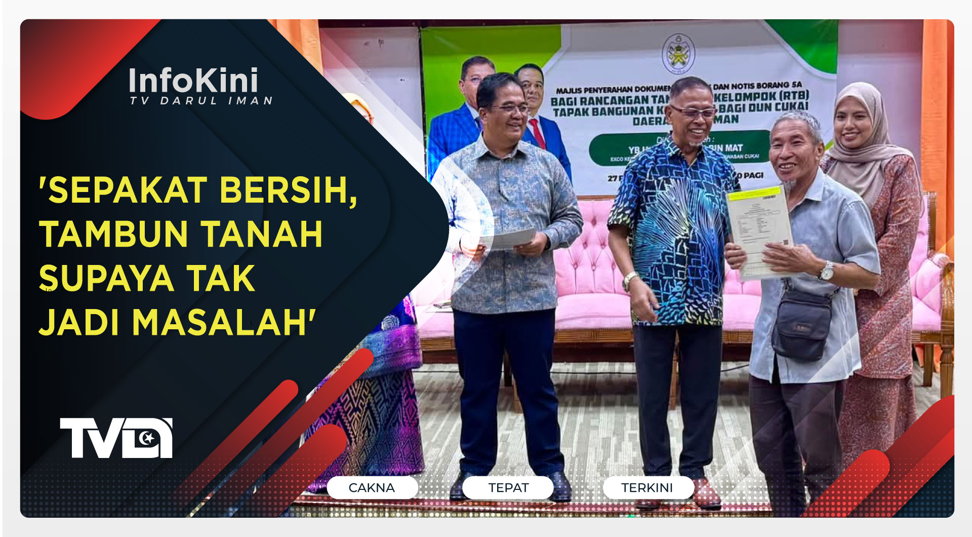 'Sepakat Bersih, Tambun Tanah Supaya Tak Jadi Masalah'