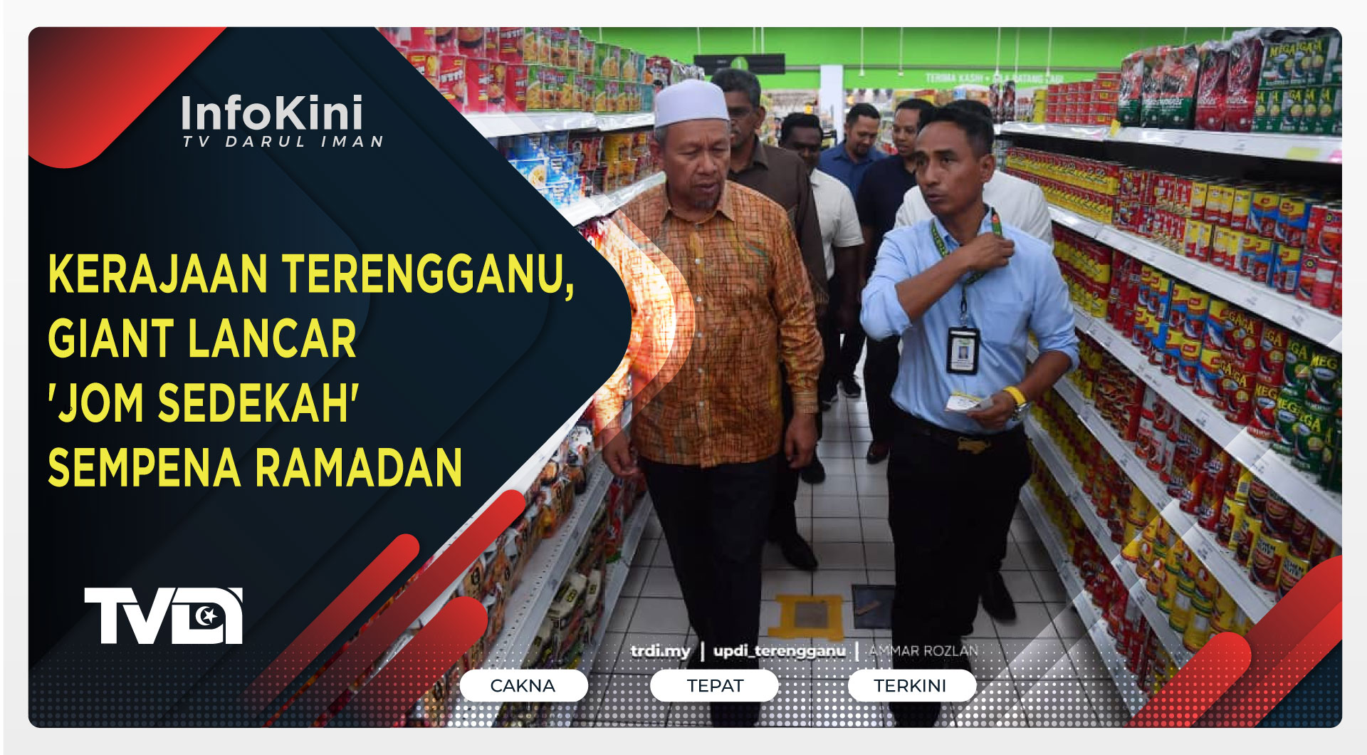 Kerajaan Terengganu, Giant Lancar 'Jom Sedekah' Sempena Ramadan