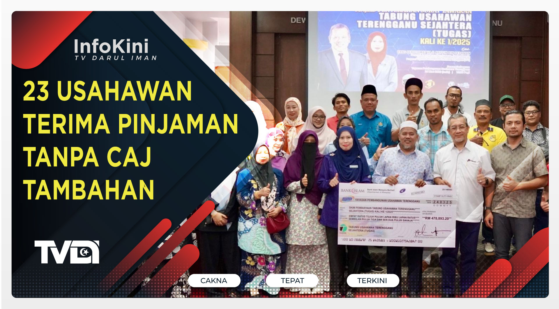 23 Usahawan Terima Pinjaman Tanpa Caj Tambahan