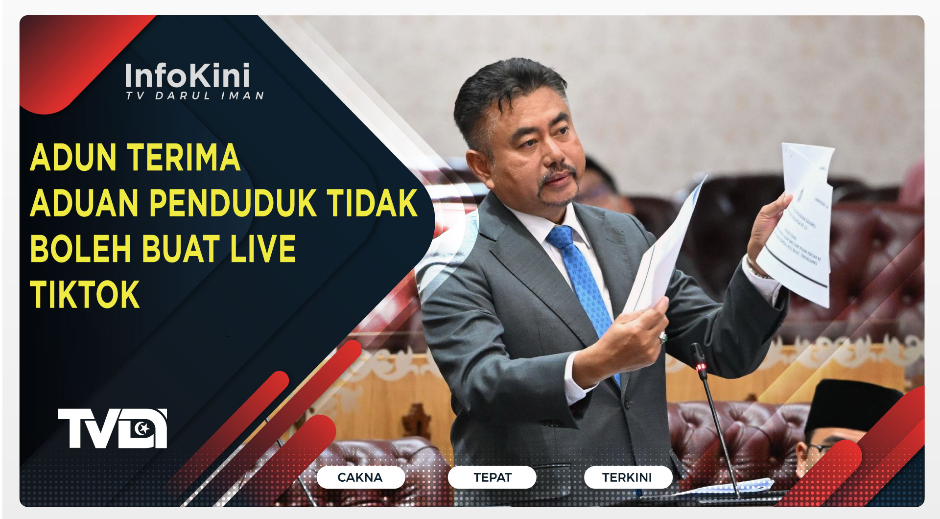 ADUN Terima Aduan Penduduk Tidak Boleh Buat Live TikTok