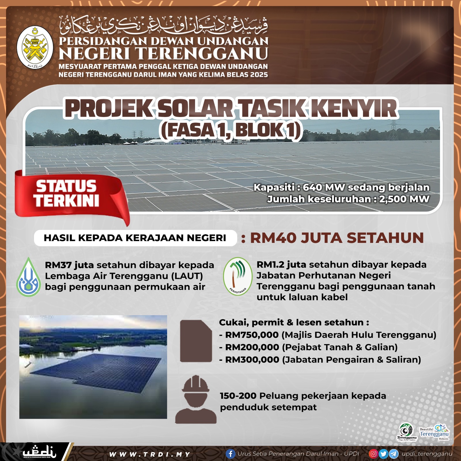 Projek Solar Fasa 1 Sasar Hasil RM40 Juta