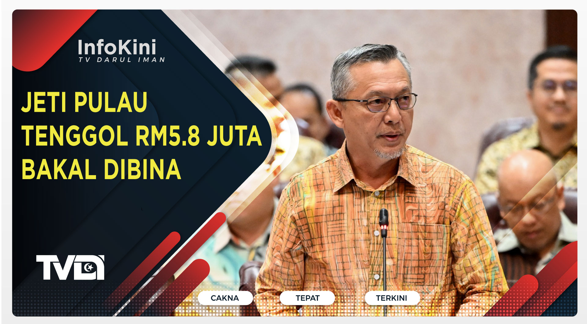 Jeti Pulau Tenggol RM5.8 Juta Bakal Dibina