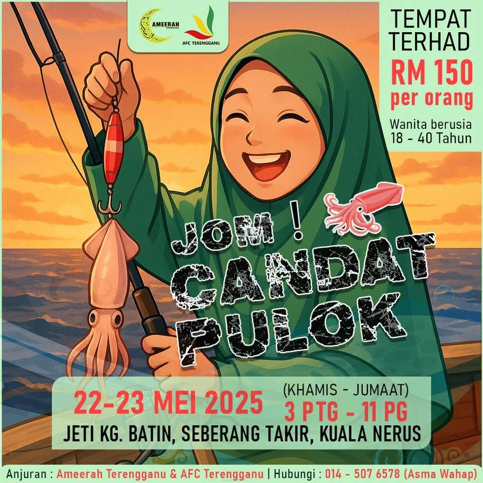 Dari Dapur ke Laut : Gadis Terengganu Turun Candat